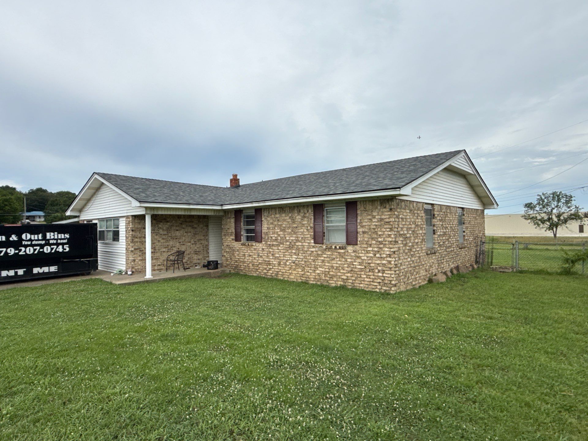 New roof & siding paid by insurance. Along with new roof sheathing.  by In & Out Construction & Remodeling, LLC
