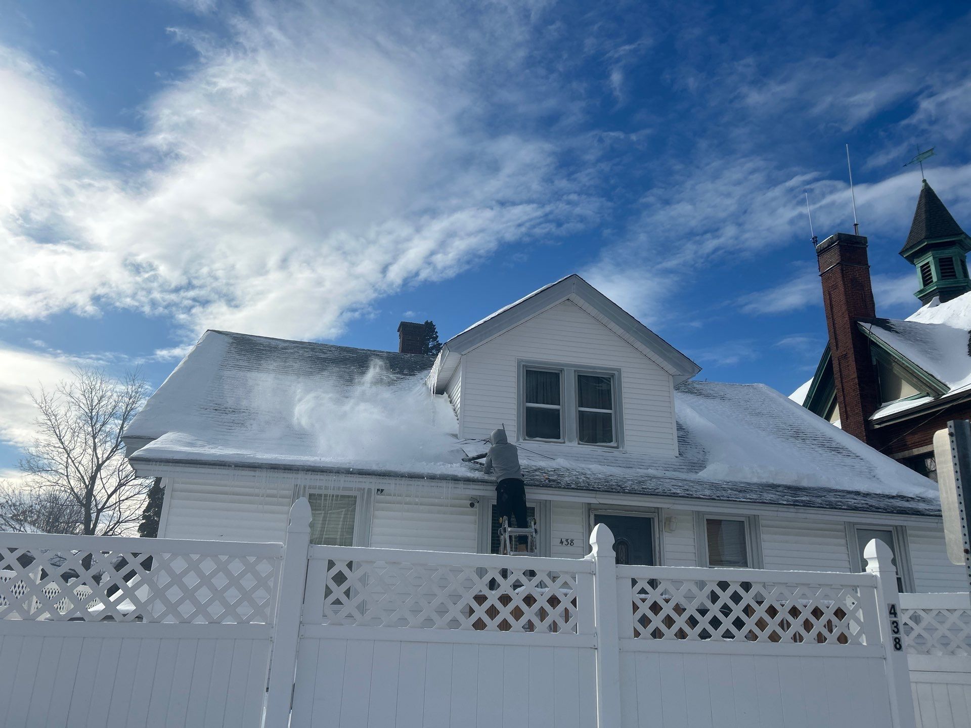 Emergency Snow Removal & Roof Tarp Installation in Lawrence, MA by Mighty Dog Roofing of Greater Middlesex County