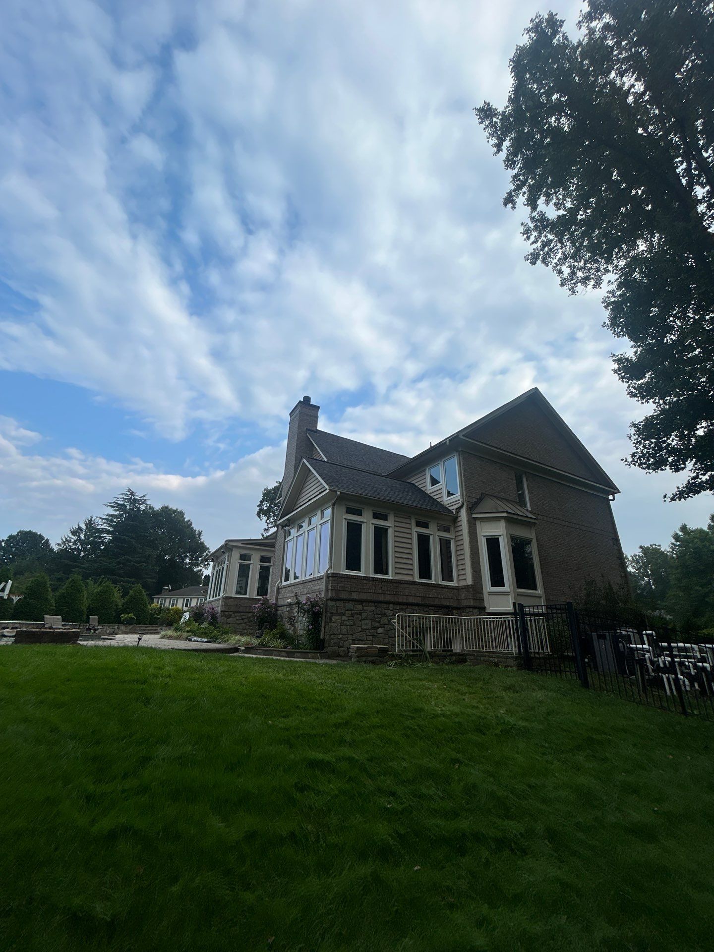 Great Falls : residential Roof with CertainTeed Landmark Pro in Max Def Moire Black  by RM Banning, Inc.