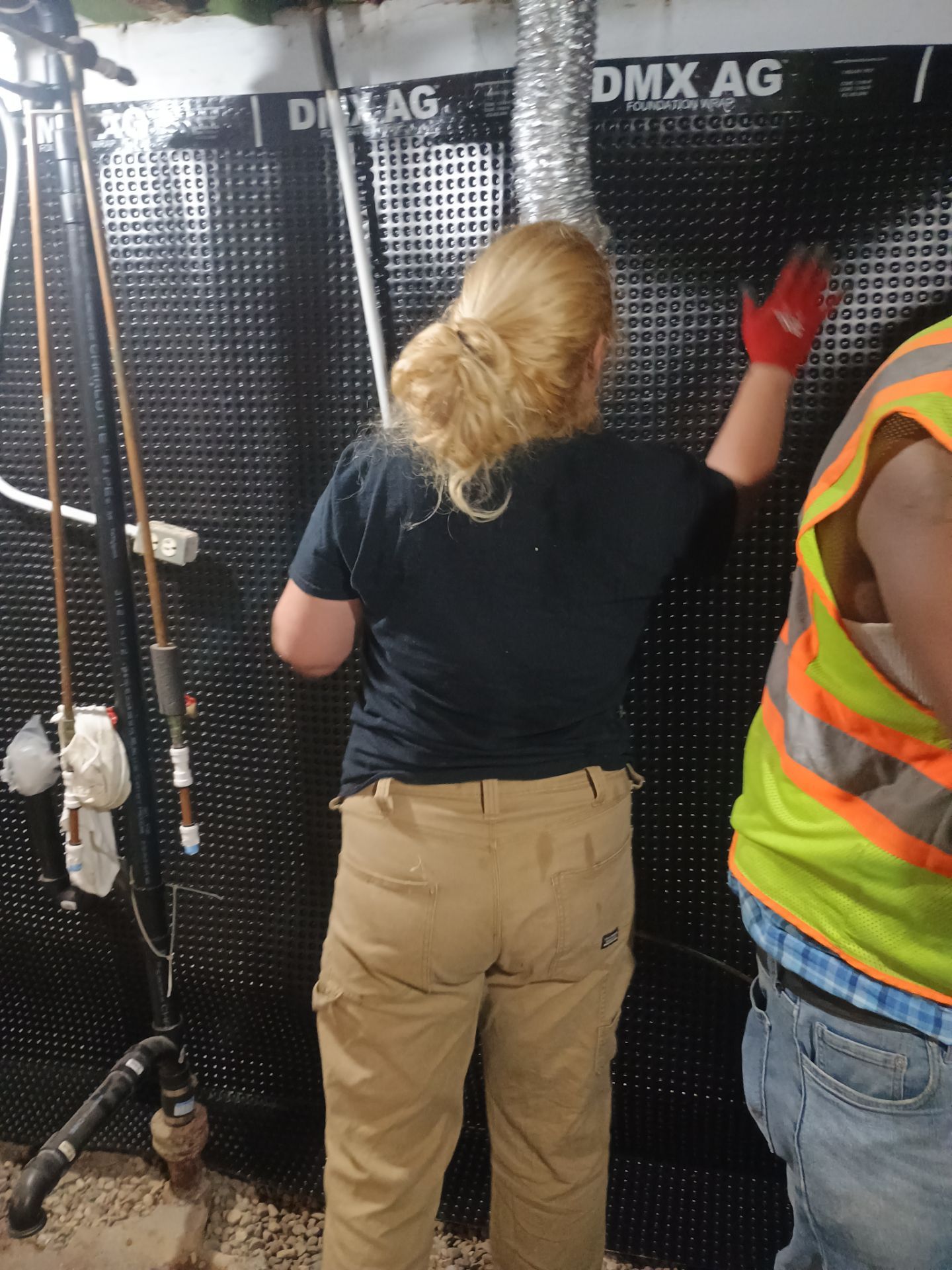 Interior Drain Tile & Yard French Drain in St. Paul, MN by Waterproofing Northeast