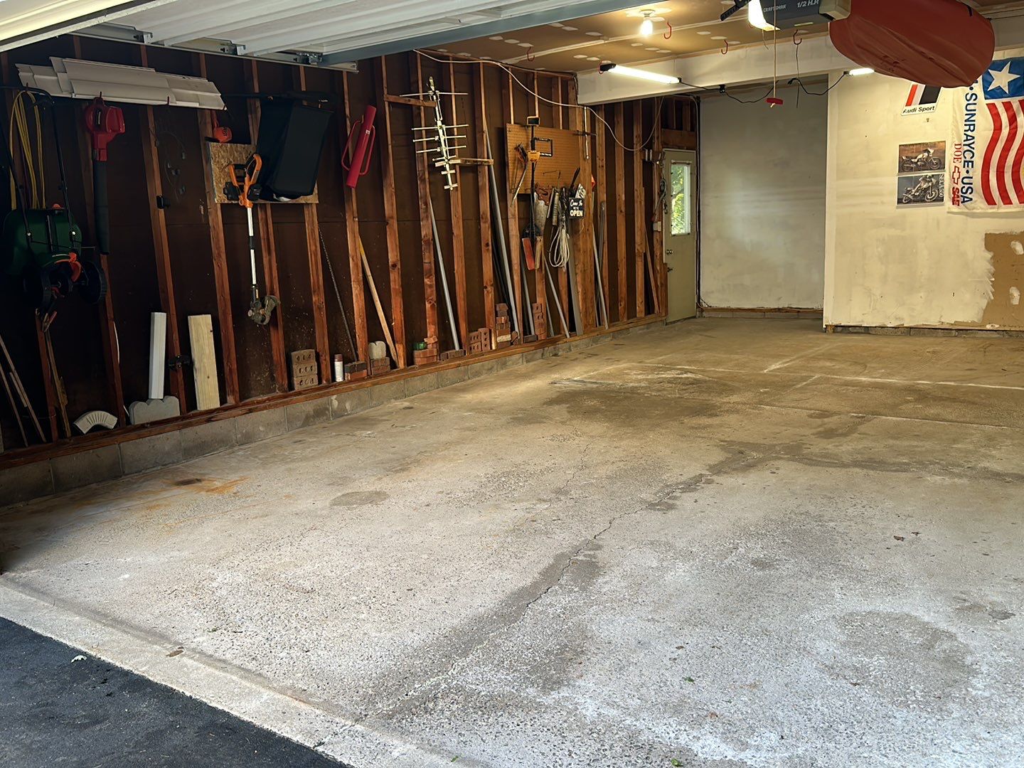 Silverado garage floor coating  by NG Masonry & Construction LLC
