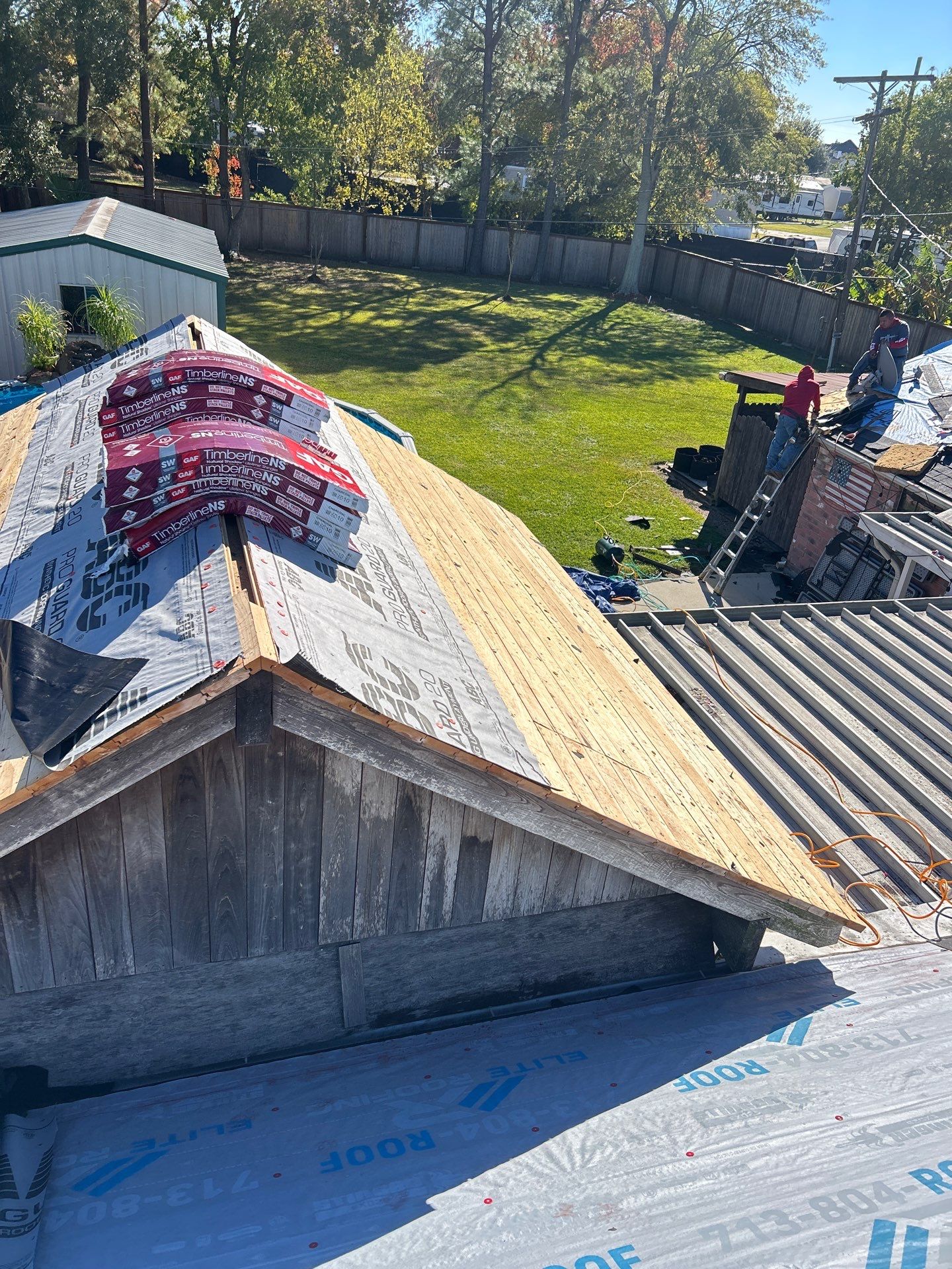 Residential Roof Replacement using GAF - NATURAL SHADOW - CHARCOAL by Elite Roofing LLC