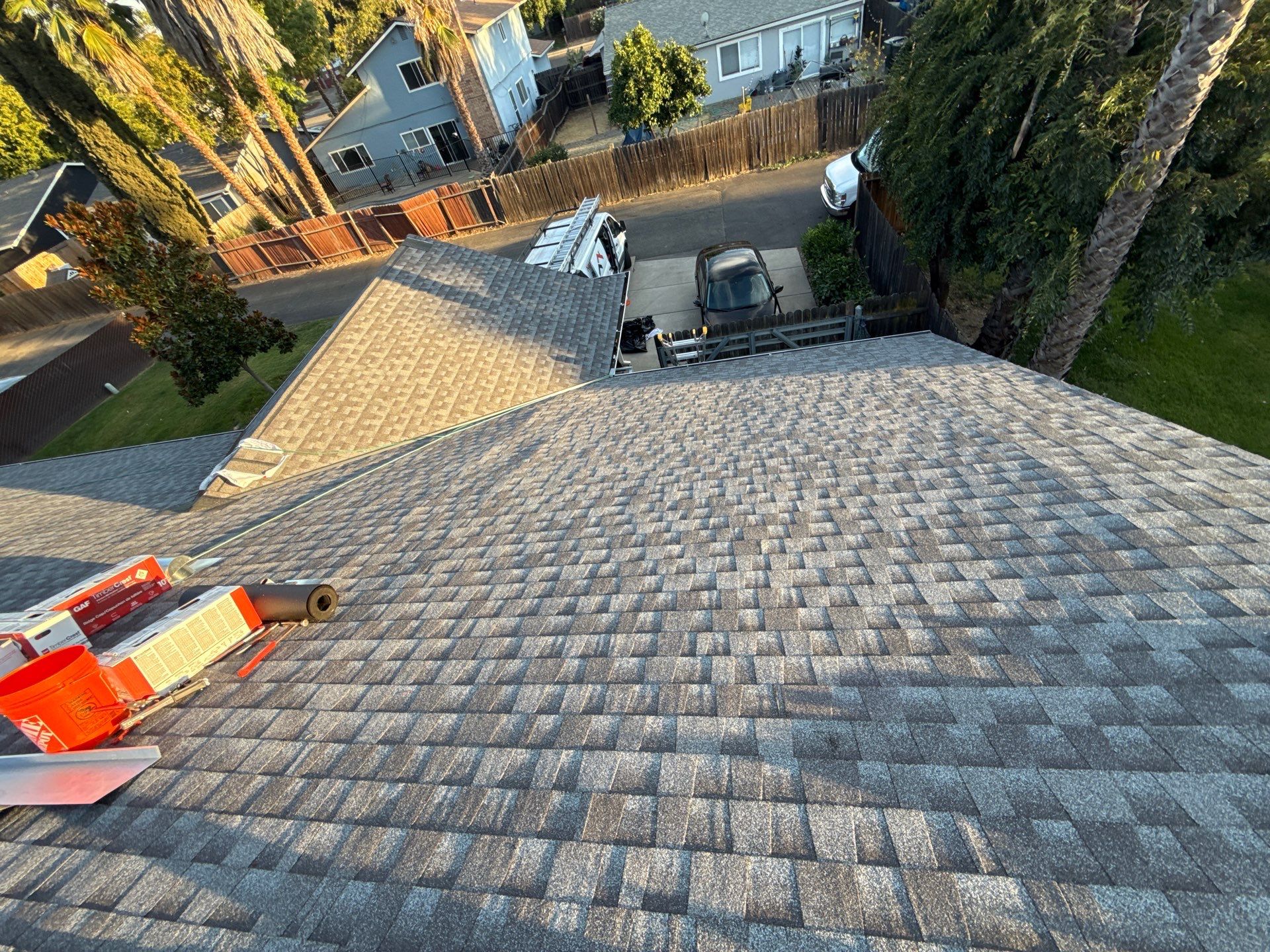 Residential Reroof using GAF HDZ RS by Nextop Roofing