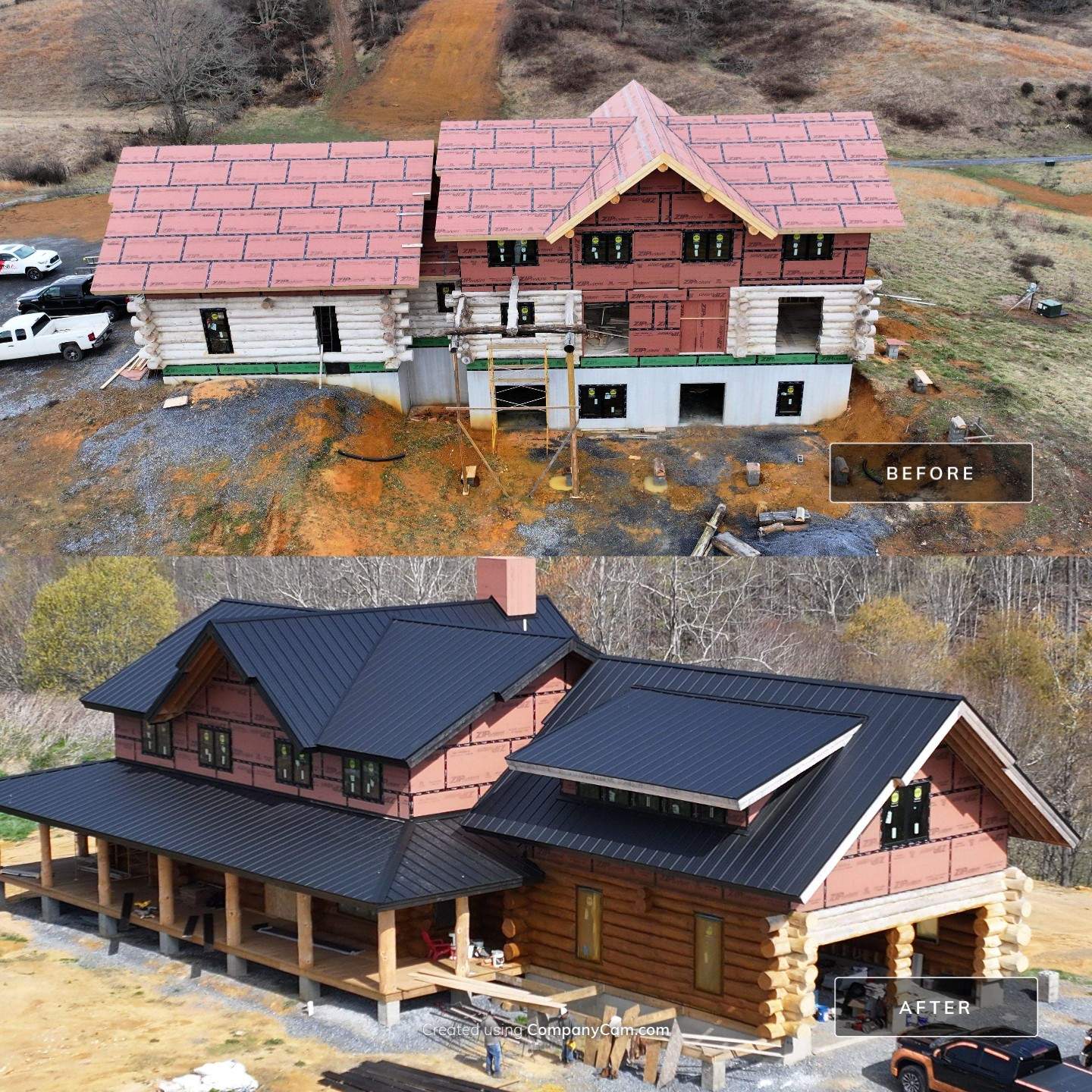 Black Frost Standing Seam by Omnia Roofing