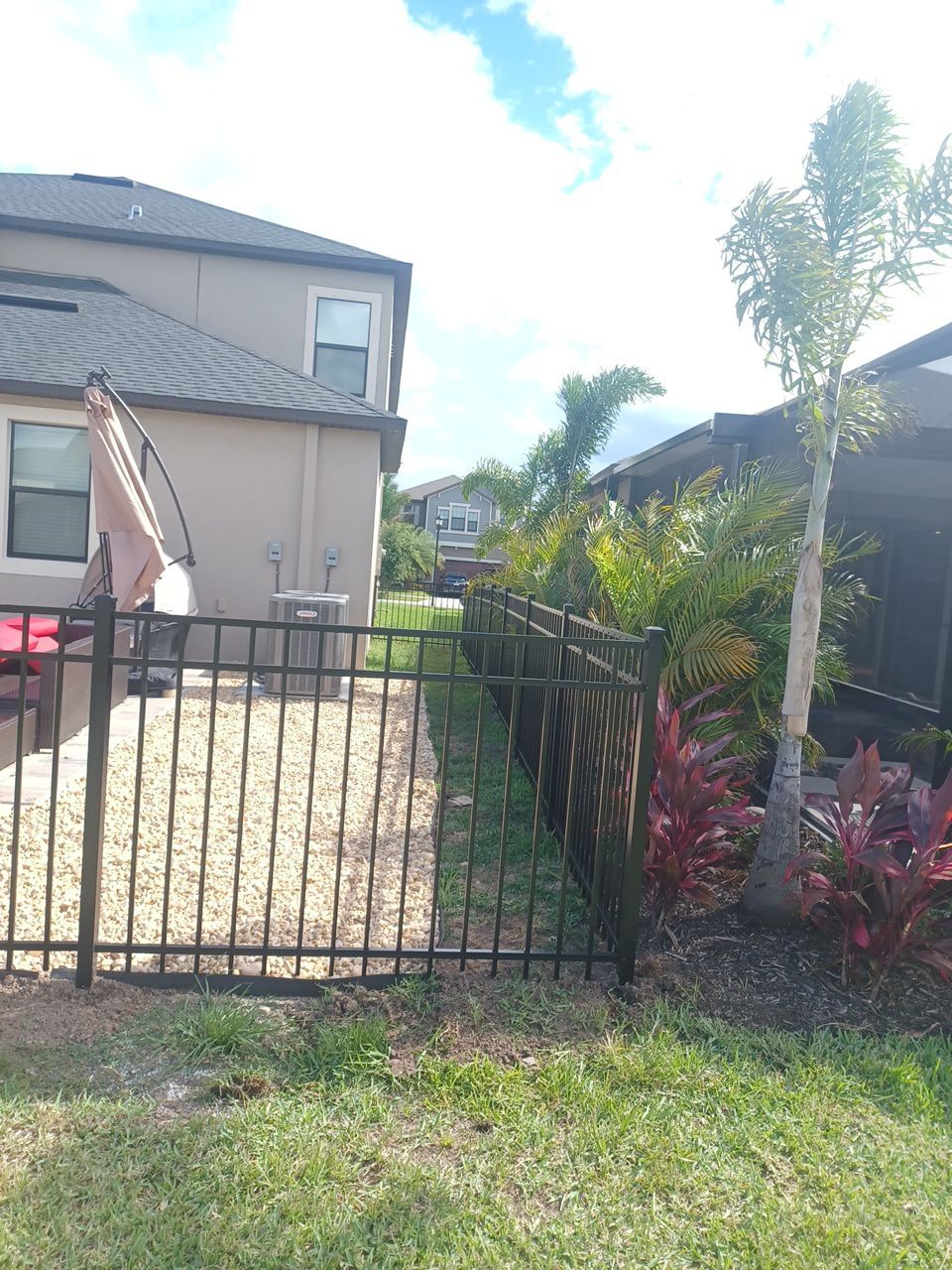 Ruskin, FL 4ft. Tall 3-Rail Black Aluminum Fence by Asap fence and gates, LLC
