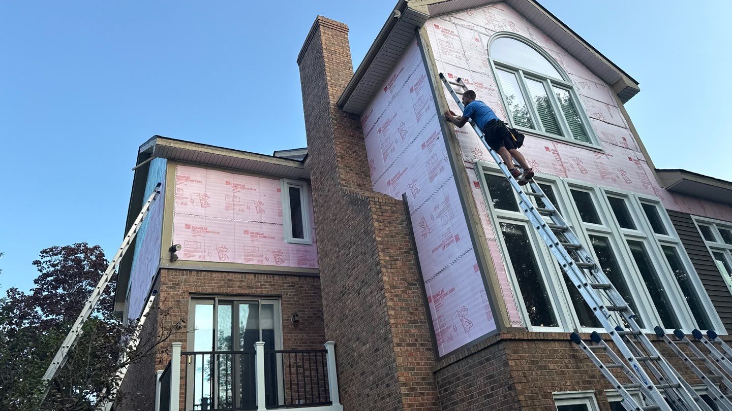 Siding Replacement using Alside Odyssey D4" Flagship Brown by 180 Contractors