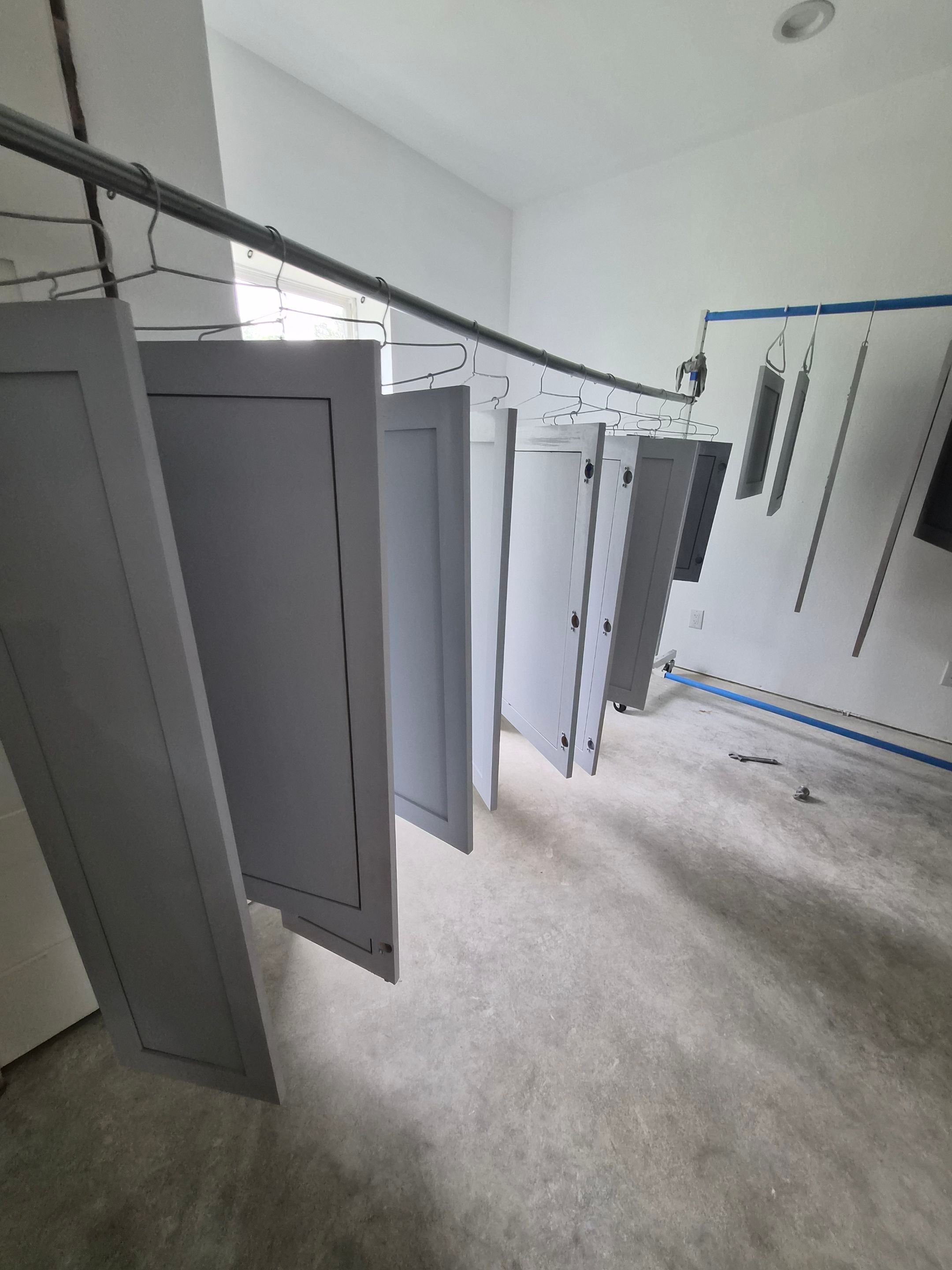 Sage Green Cabinet Transformation in Brownsboro, TX! by Quality Coats Painting