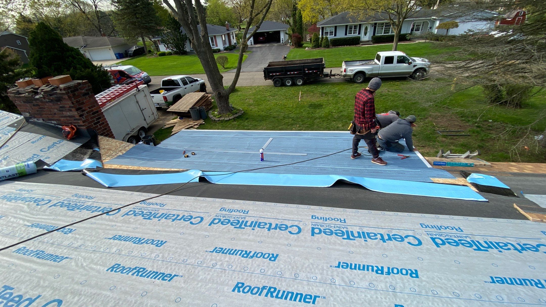 Roof Replacement using CertainTeed Landmark by 180 Contractors