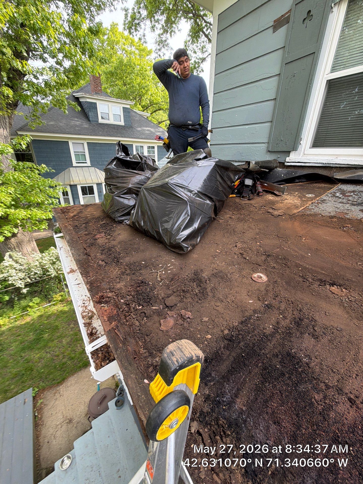 EPDM Flat Roof Replacement by Mighty Dog Roofing of Greater Middlesex County