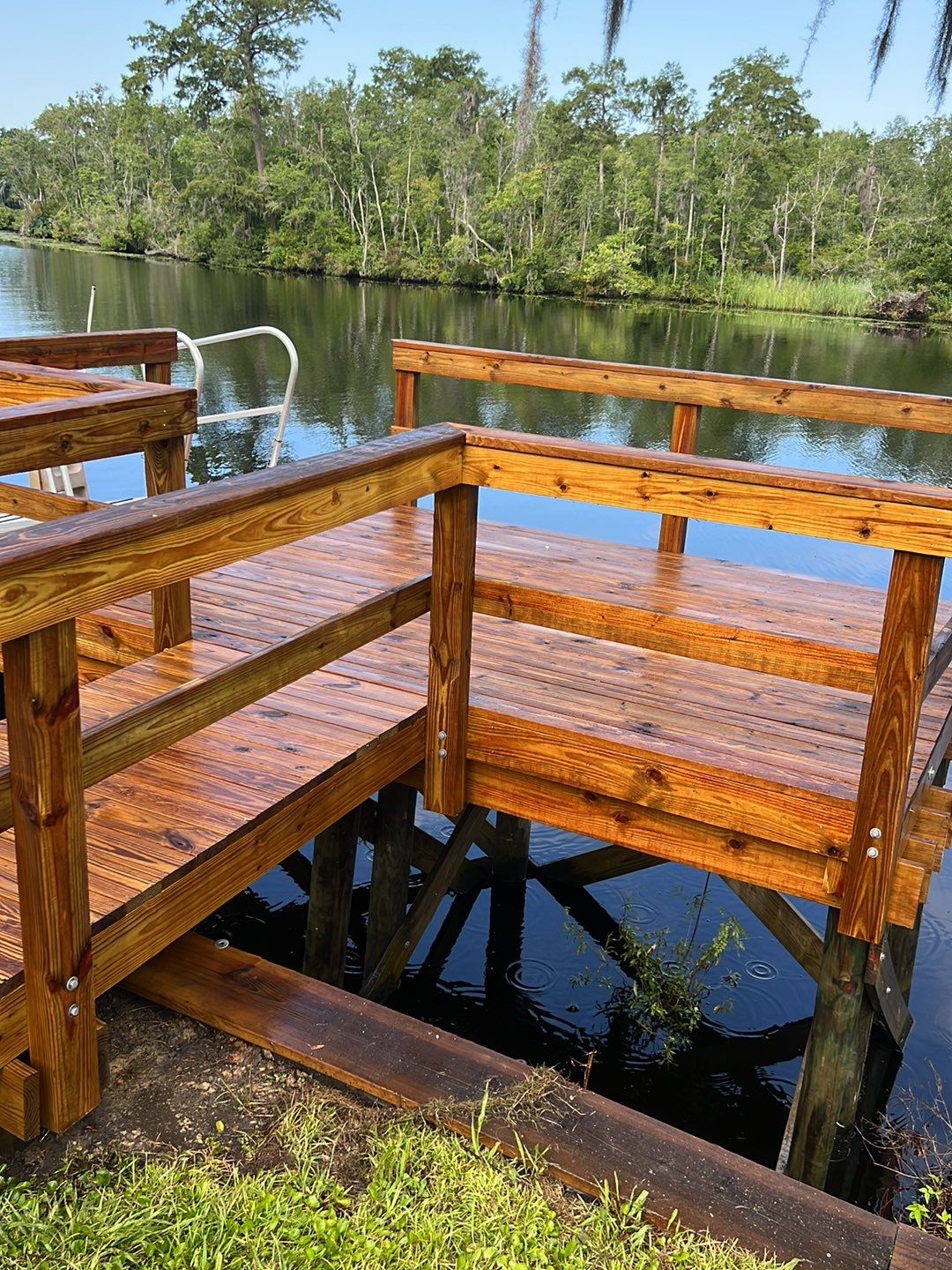 Dock using Wood Sealant by DuraSeal