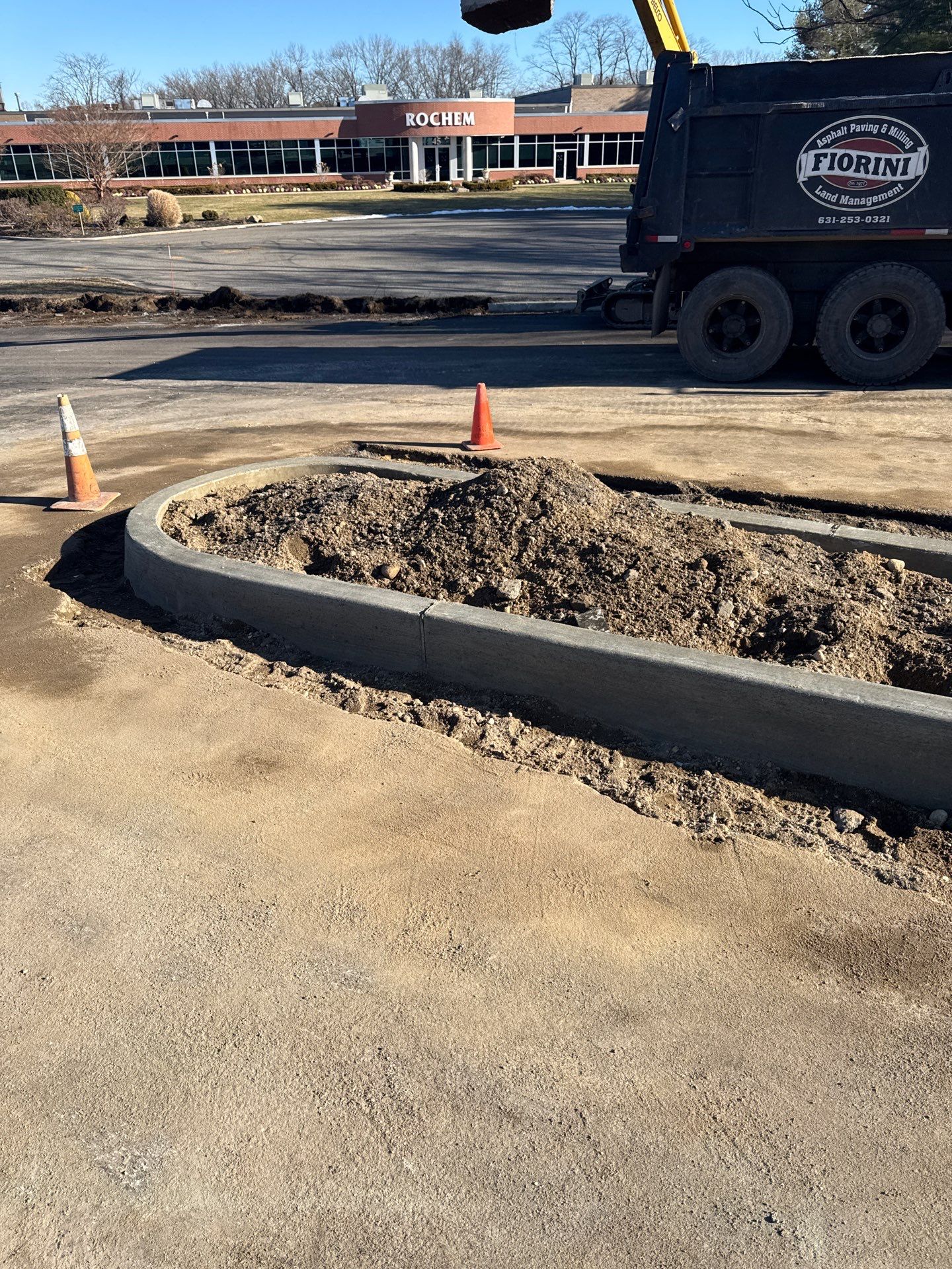 Project in Hauppauge by Concrete Works Corp