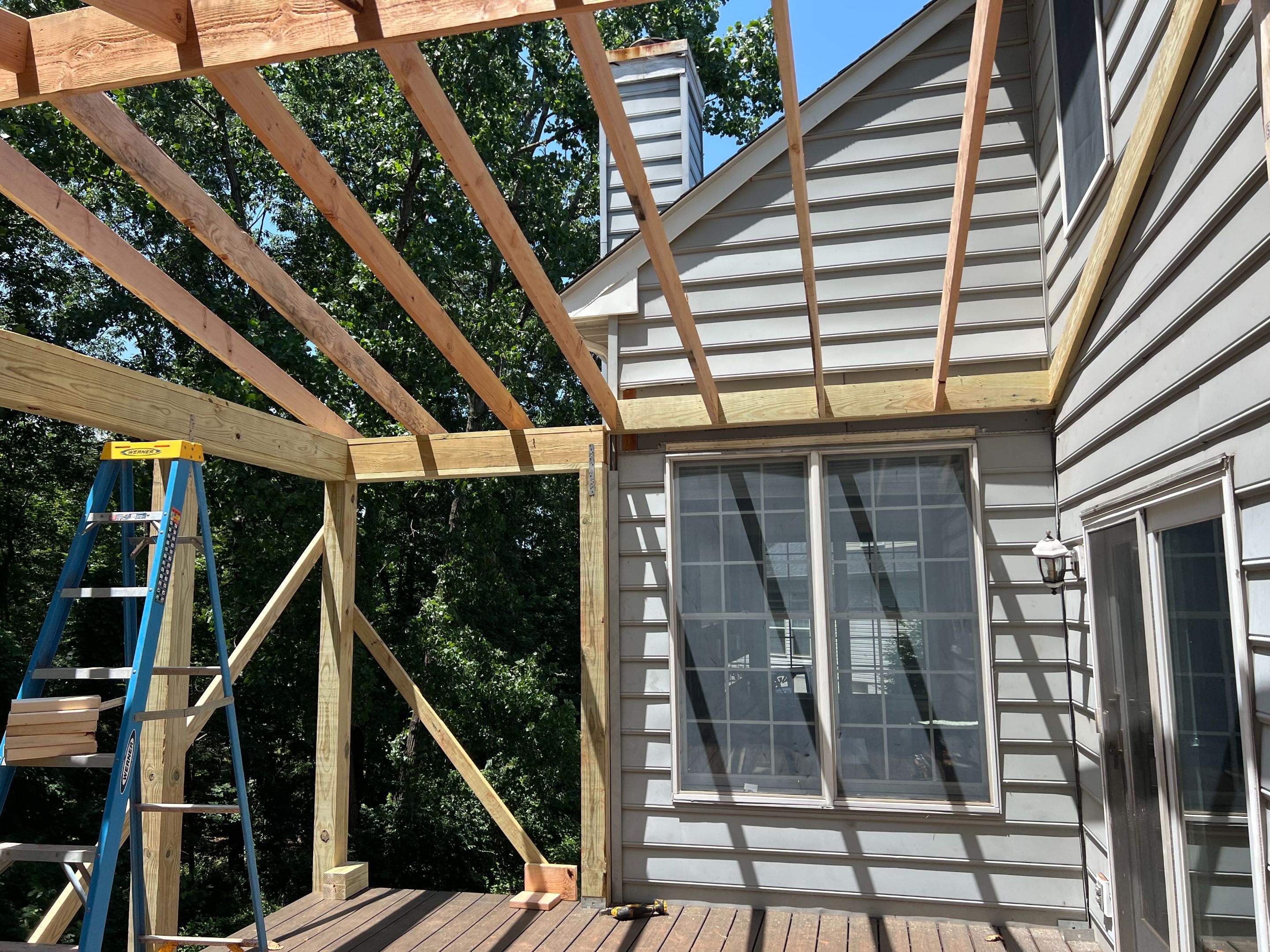 New 3-Season Porch & Composite Deck in Sterling, VA by Sunburst Construction Inc