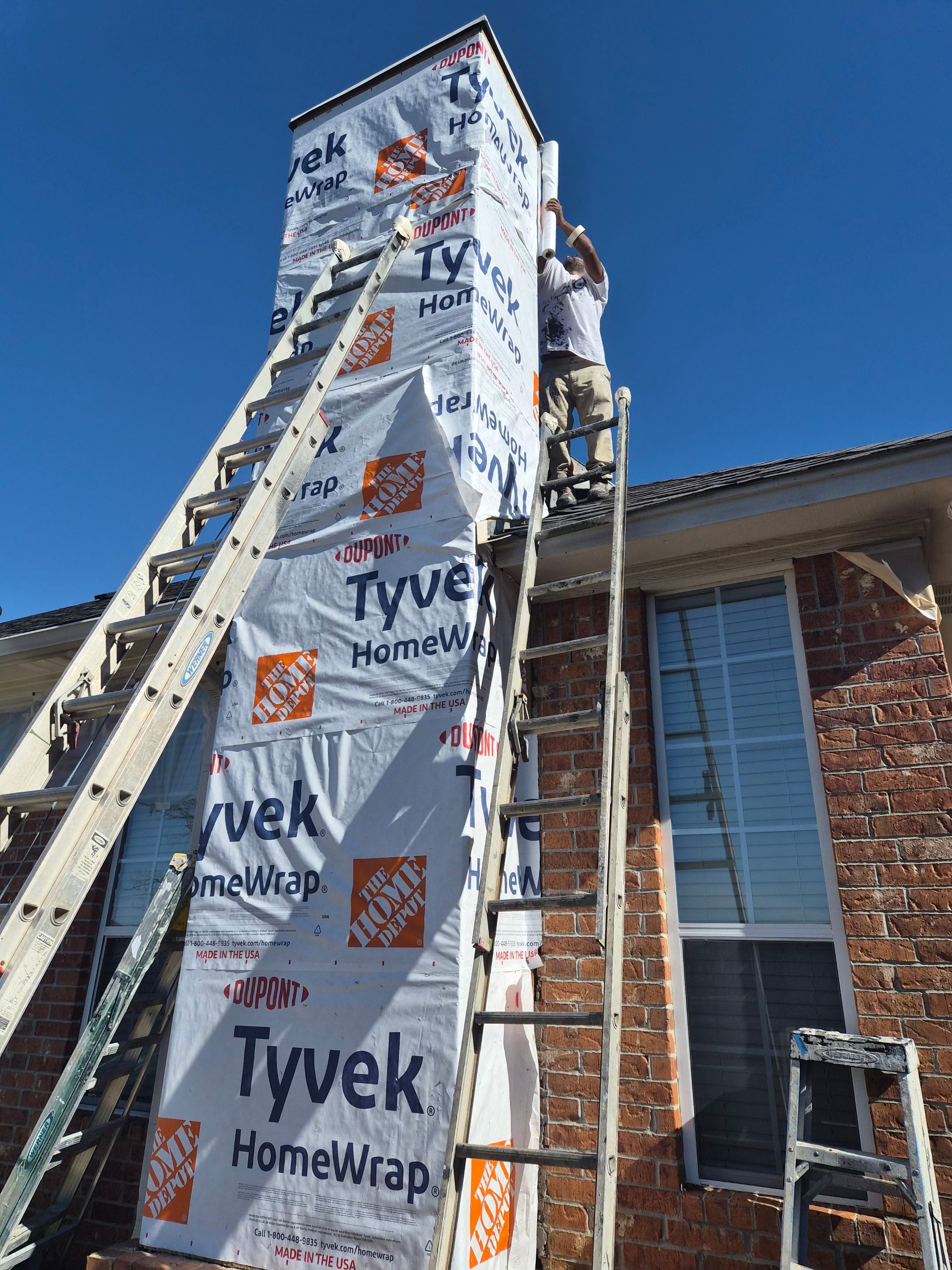 Exterior Painting & Chimney Restoration in Tyler, TX by Quality Coats Painting