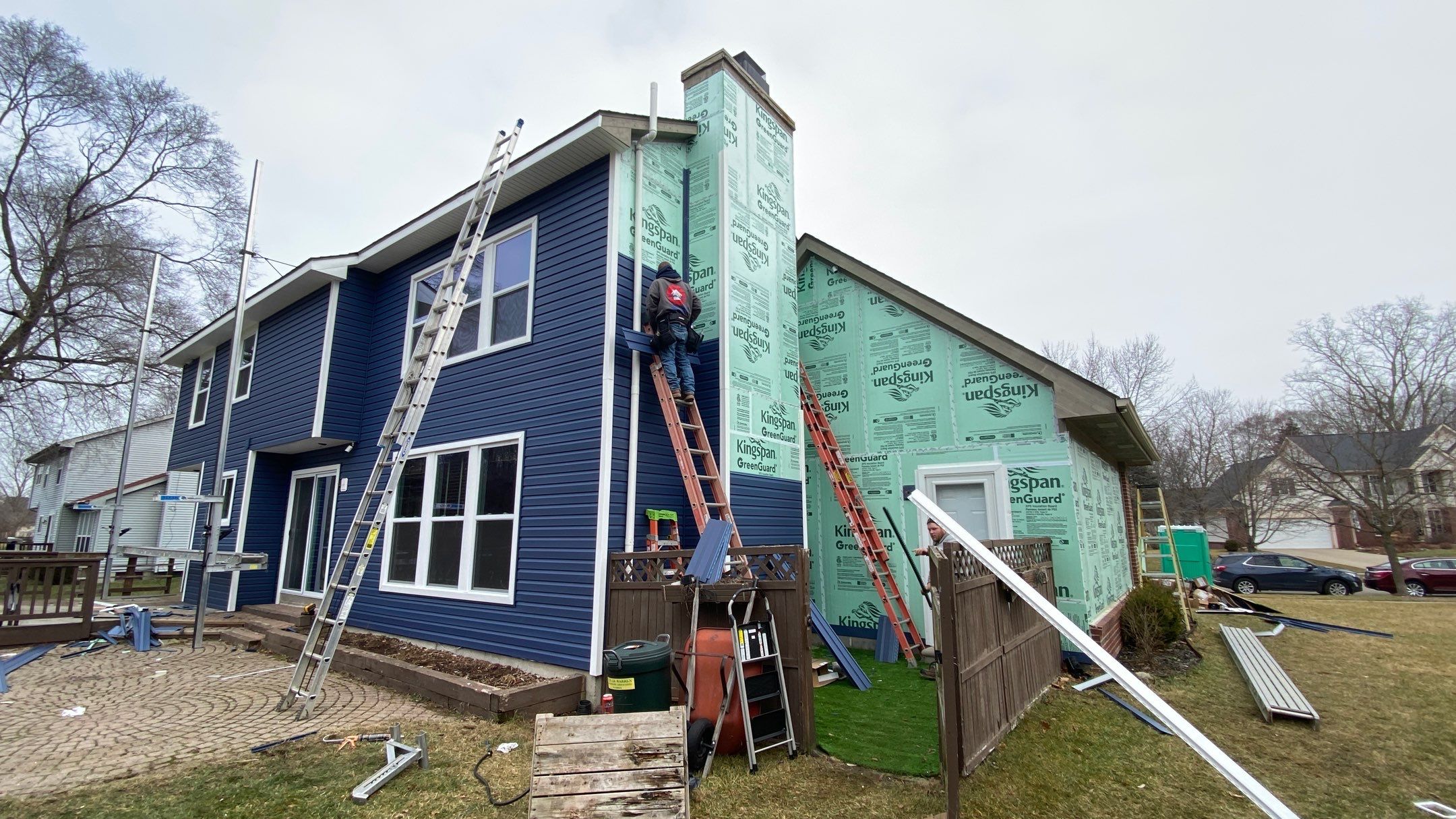 Siding Replacement using CertainTeed Restoration Classis D4 by 180 Contractors