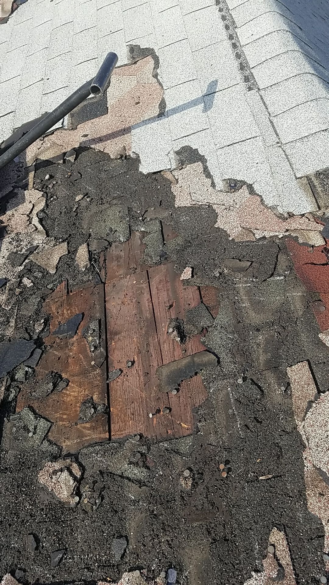 Roof replacement by hail damage by Just Brilliant Restoration JBR