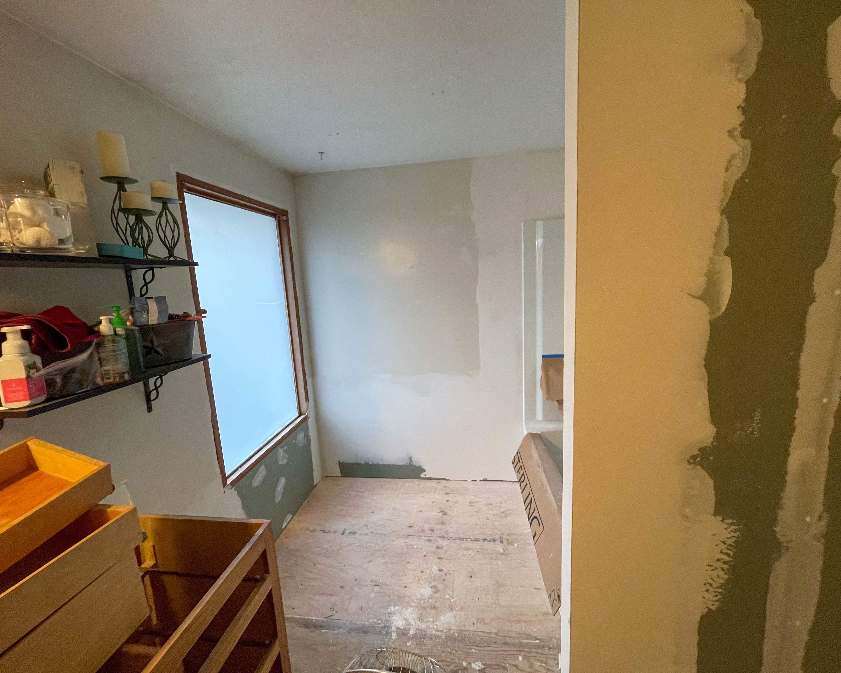 Bathroom Remodel using Shower Kit by Villegas Remodeling, LLC