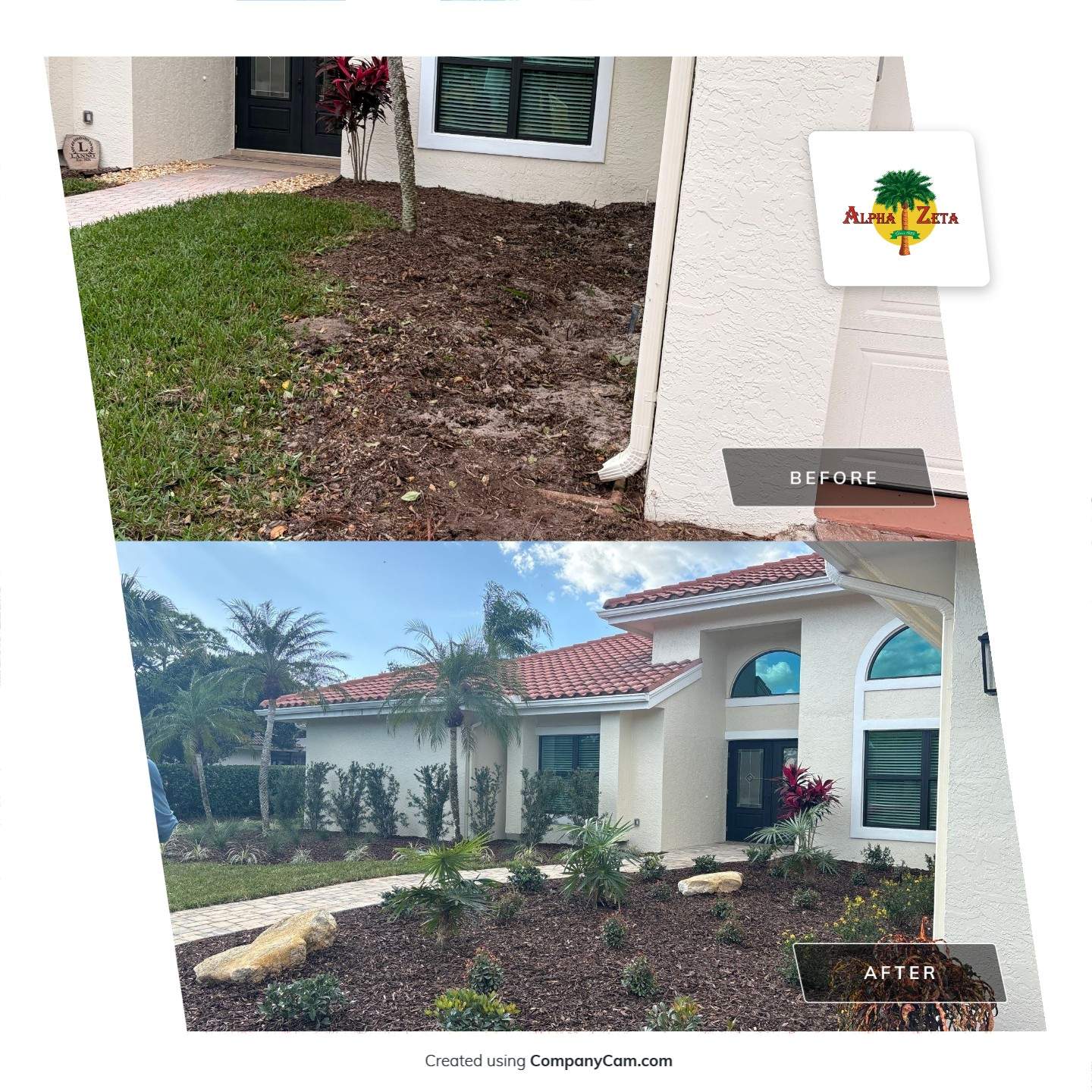 Harbour Ridge – Driveway & Exterior Transformation by Alpha Zeta Enterprises Inc
