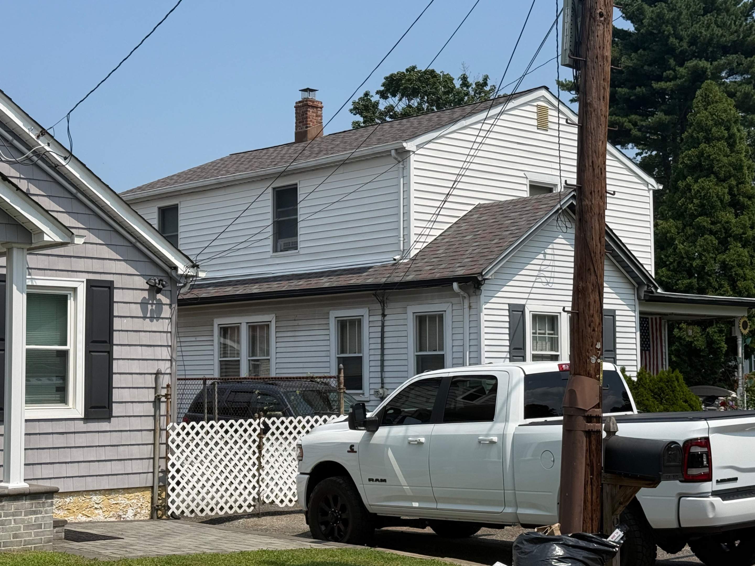 Huntington Station Residential Roof Replacement with Grey Asphalt Shingles by Smart Choice Contracting