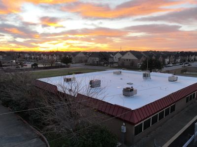 Commercial Roofing Installation using GAF Evergaurd TPO 60 Mil