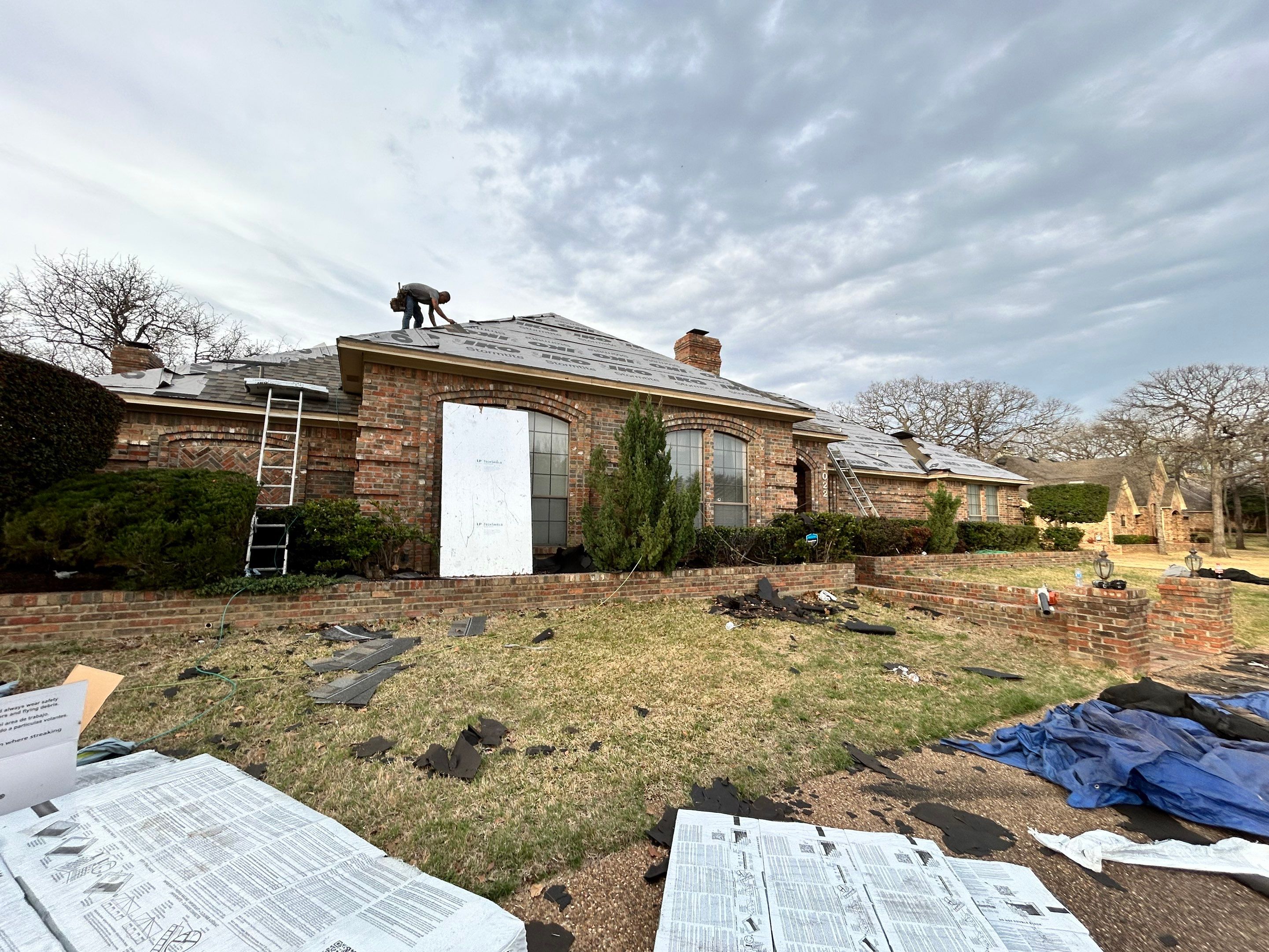 Residential Roofing Installation using Iko Nordic by Becker Roofing and Exteriors