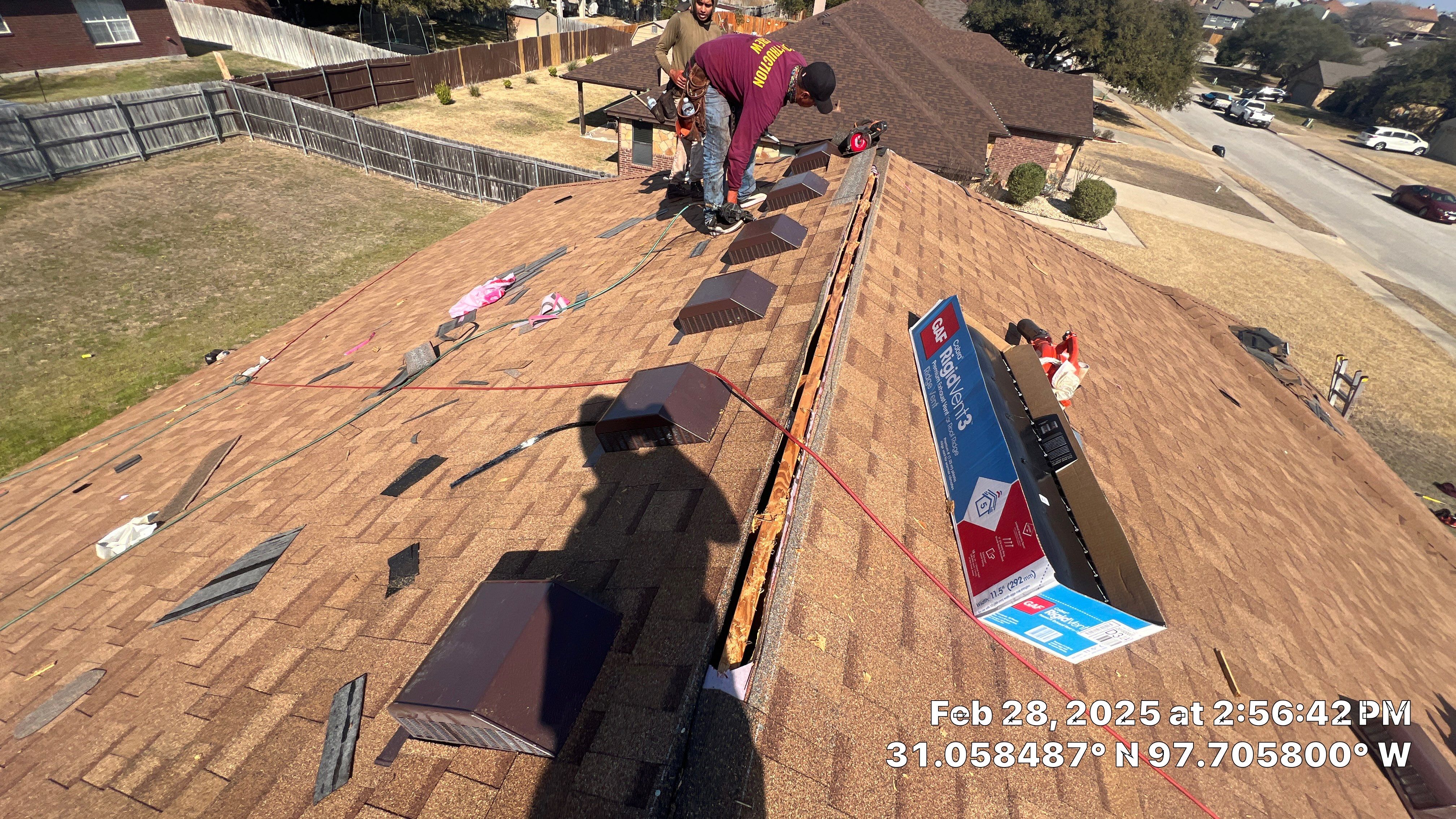 Residential Roof Replacement and Ventilation Upgrade in Killeen, Texas by Caliber Restoration LLC