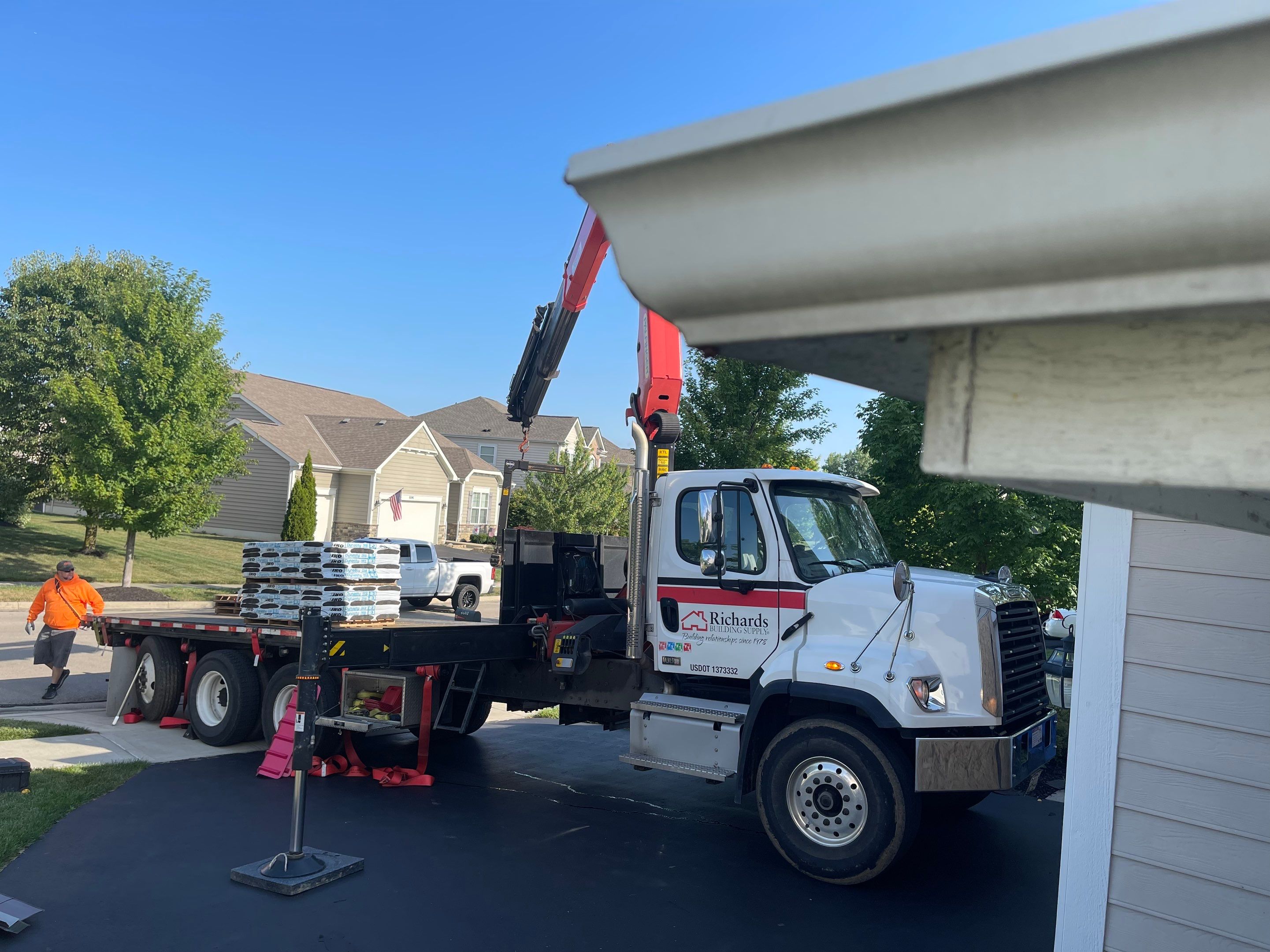 Residential Roofing Installation using IKO dimensional shingles by SOS Home Ohio 