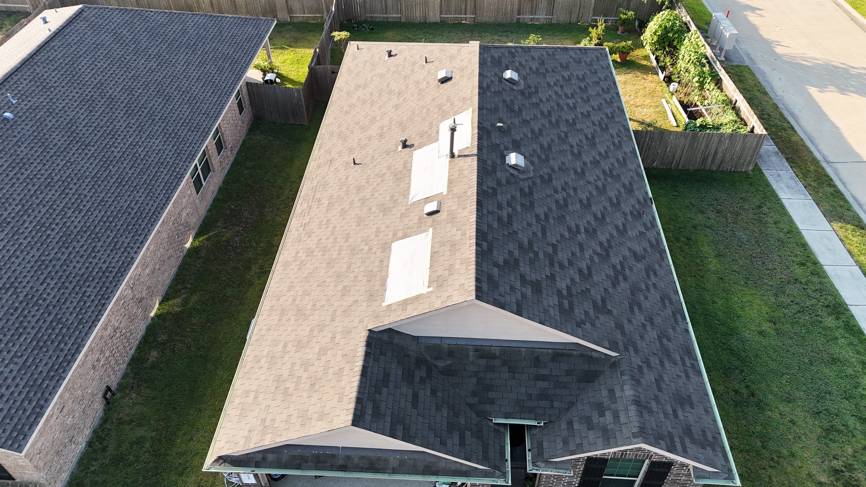 Roof Replacement completed after Insurance approval in Tomball by Core Four Roofing
