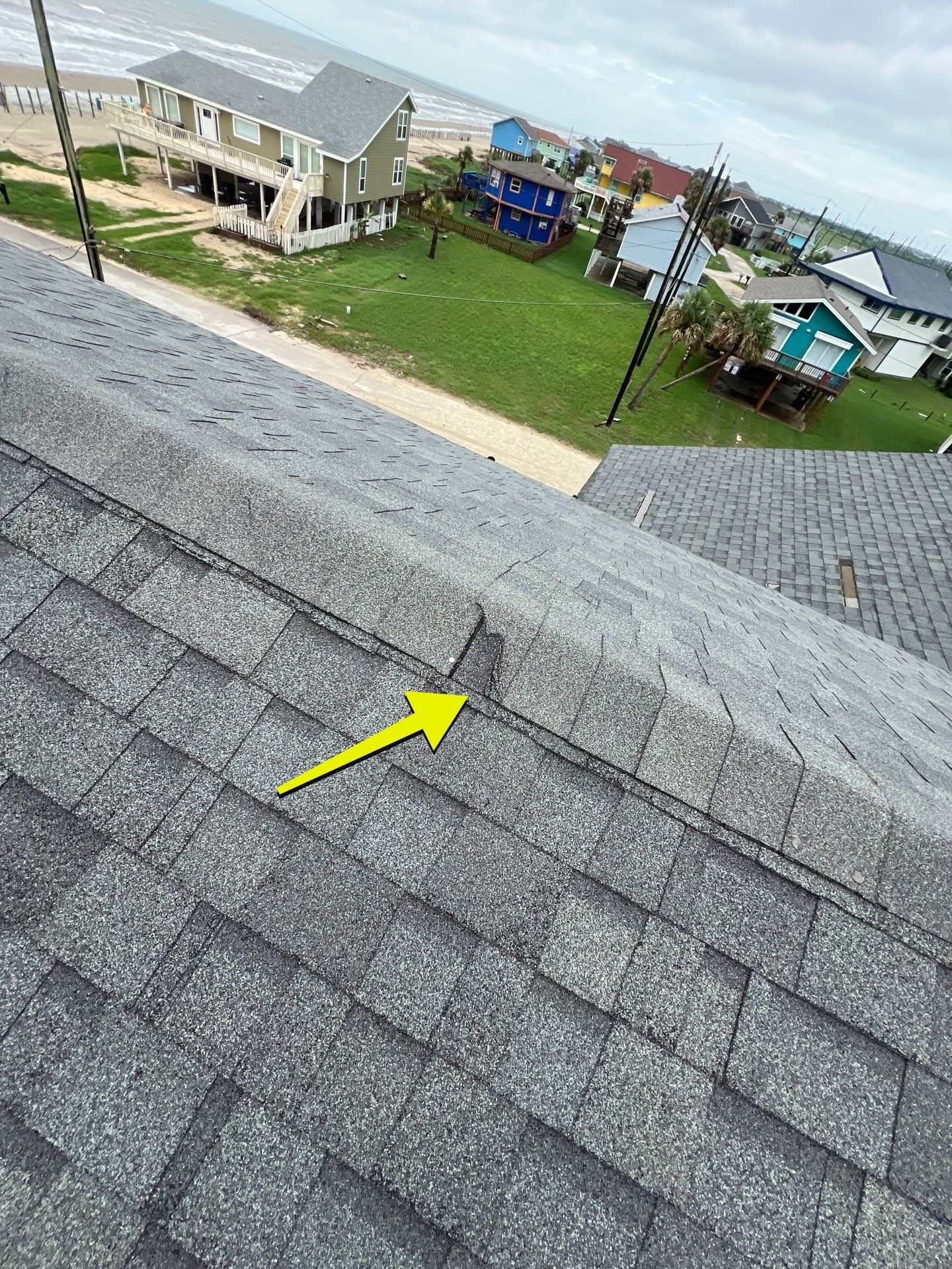 Hail Damage using Owen's Corning Duration (Lifetime) Shingles by Roof Repair Company