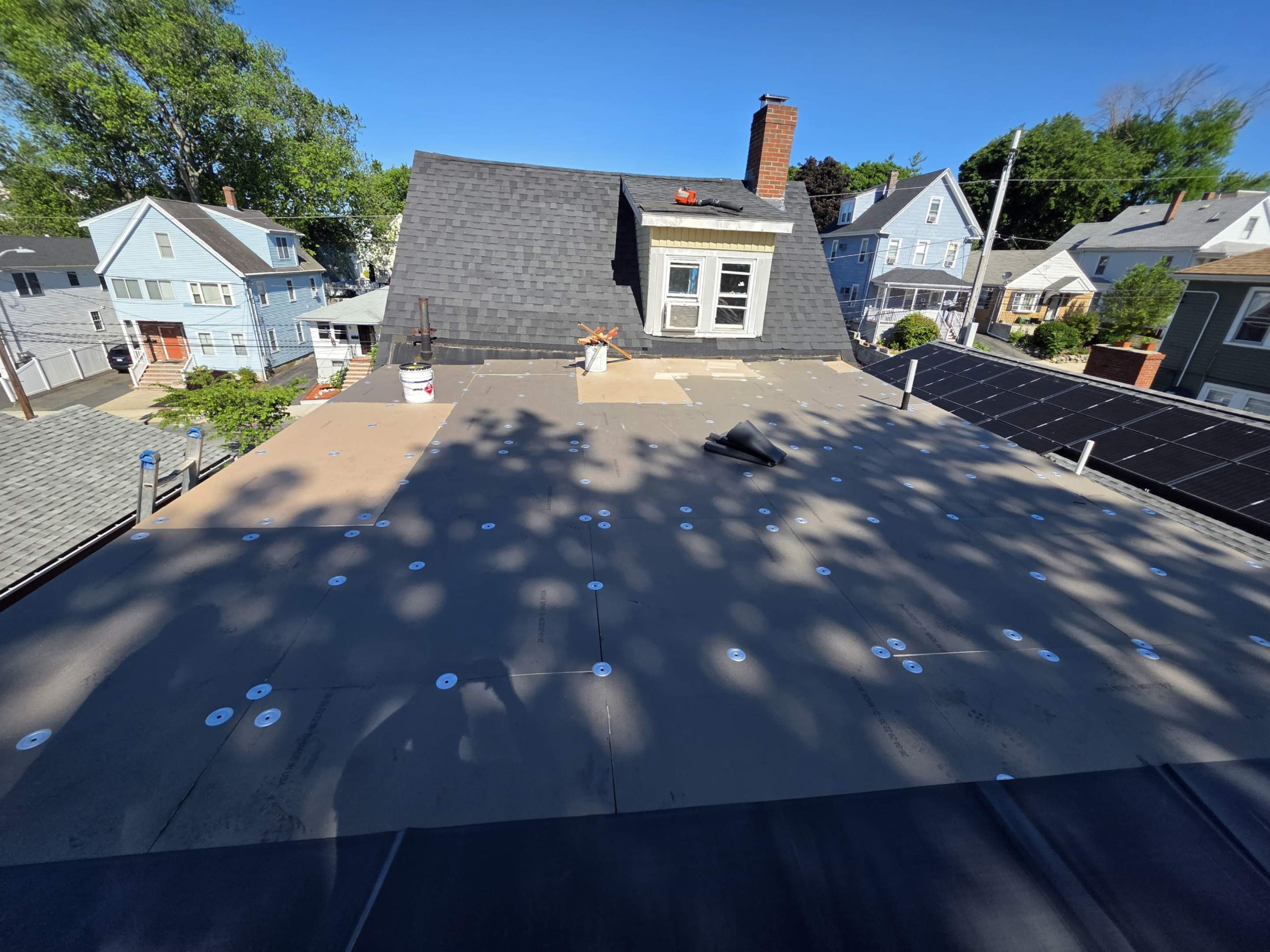 Revere EPDM Flat Roof Replacement — Durable Rubber Roofing System by JOHNNYS PRO