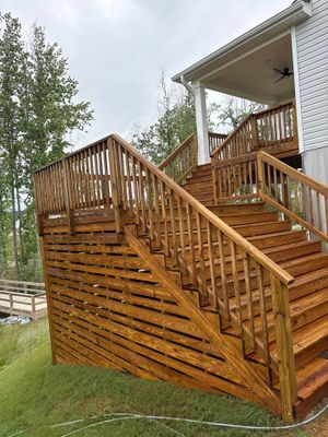 Deck using Wood Sealant