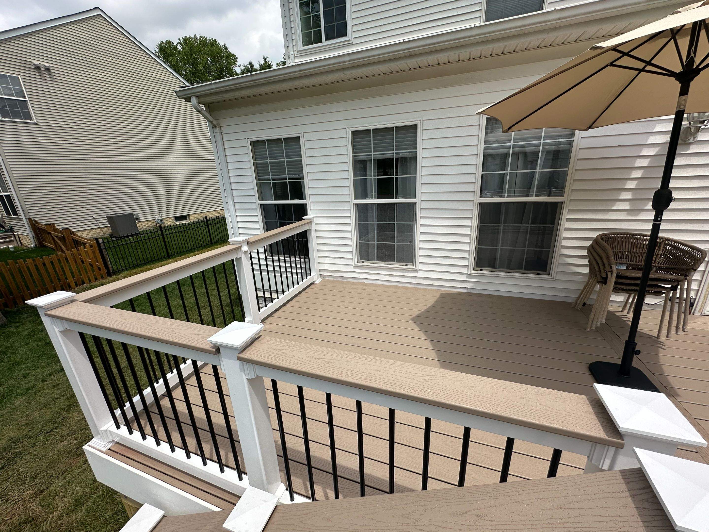 New Trex Composite Deck in Ashburn, VA by Sunburst Construction Inc