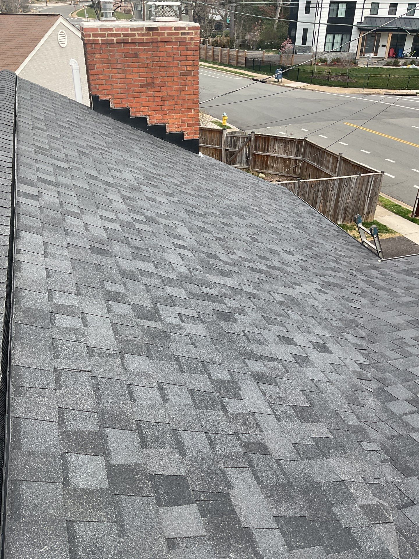 Arlington CertainTeed Landmark Pro Roof in Max Def Moire Black by RM Banning, Inc.