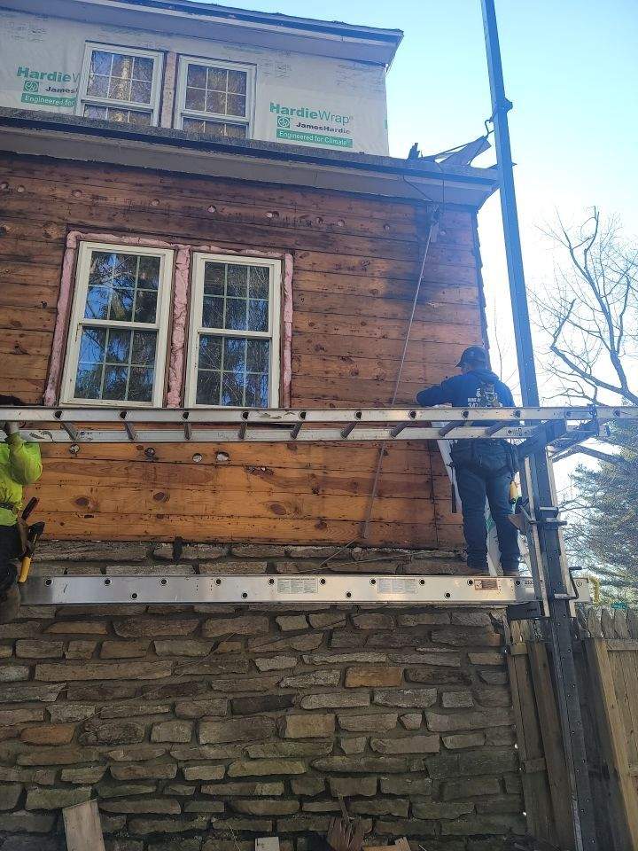 Siding Installation using James Hardie by UBrothers Construction