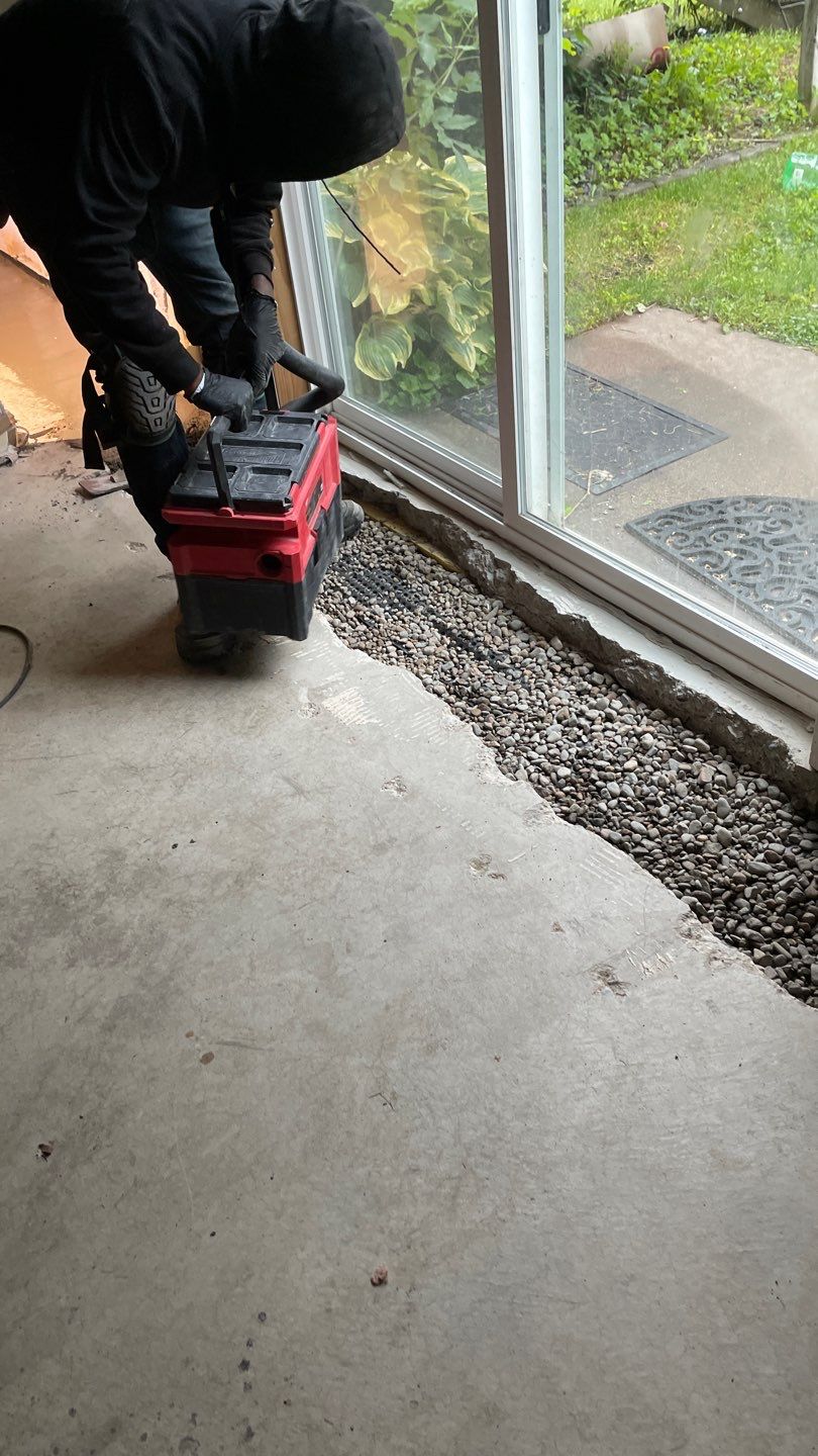 Interior Drain Tile & Sump Pump Installation in Delano, MN by Waterproofing Northeast