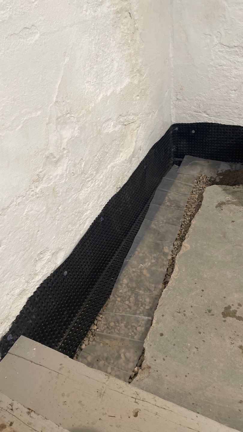 Interior Drain Tile & Wall Drainage in Northeast Minneapolis by Waterproofing Northeast