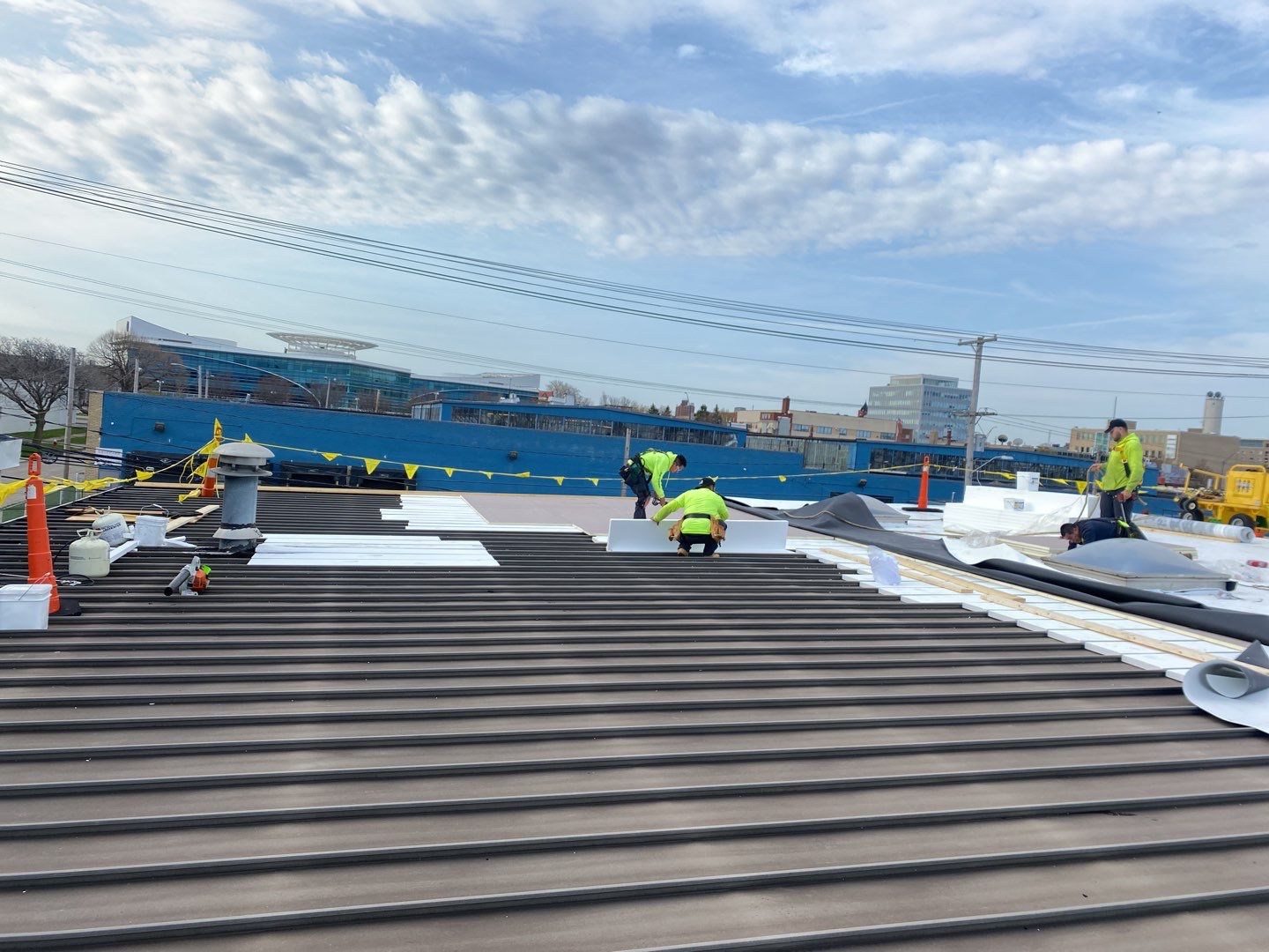 Commercial Roofing Installation using TPO Membrane by Runyon & Sons Roofing