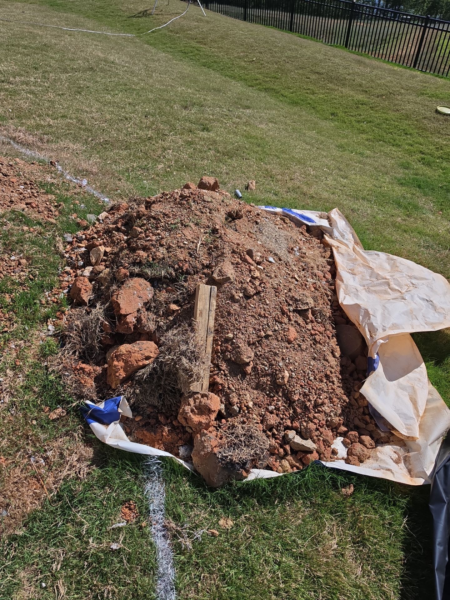 Job site clean up in Fort Mill by Badger Hauling
