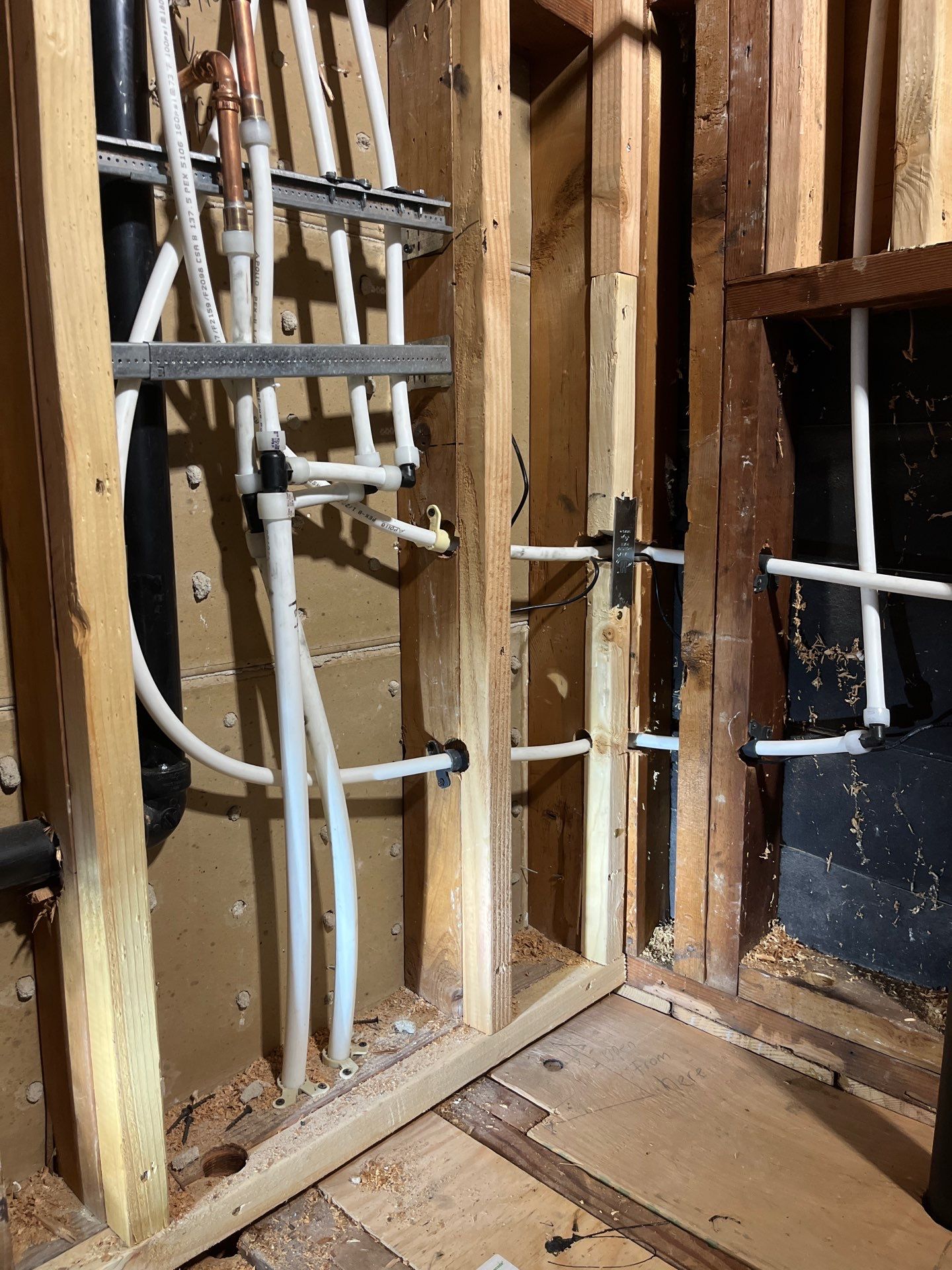 Installing New Piping, Under-Sink Piping, and New Tub with Piping by Us Plumbing