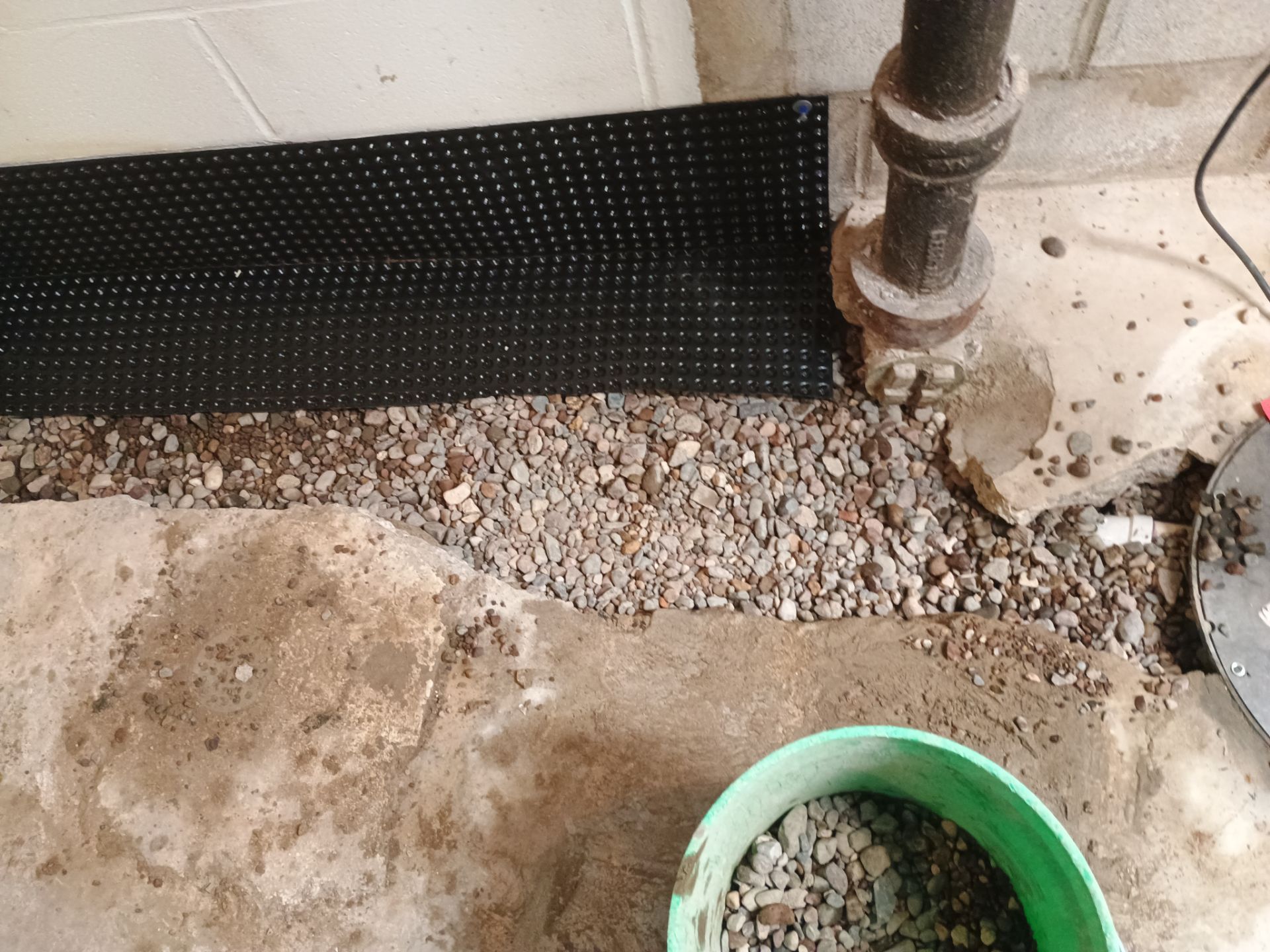 Tying Into an Existing Drain Tile System for Alec by Waterproofing Northeast