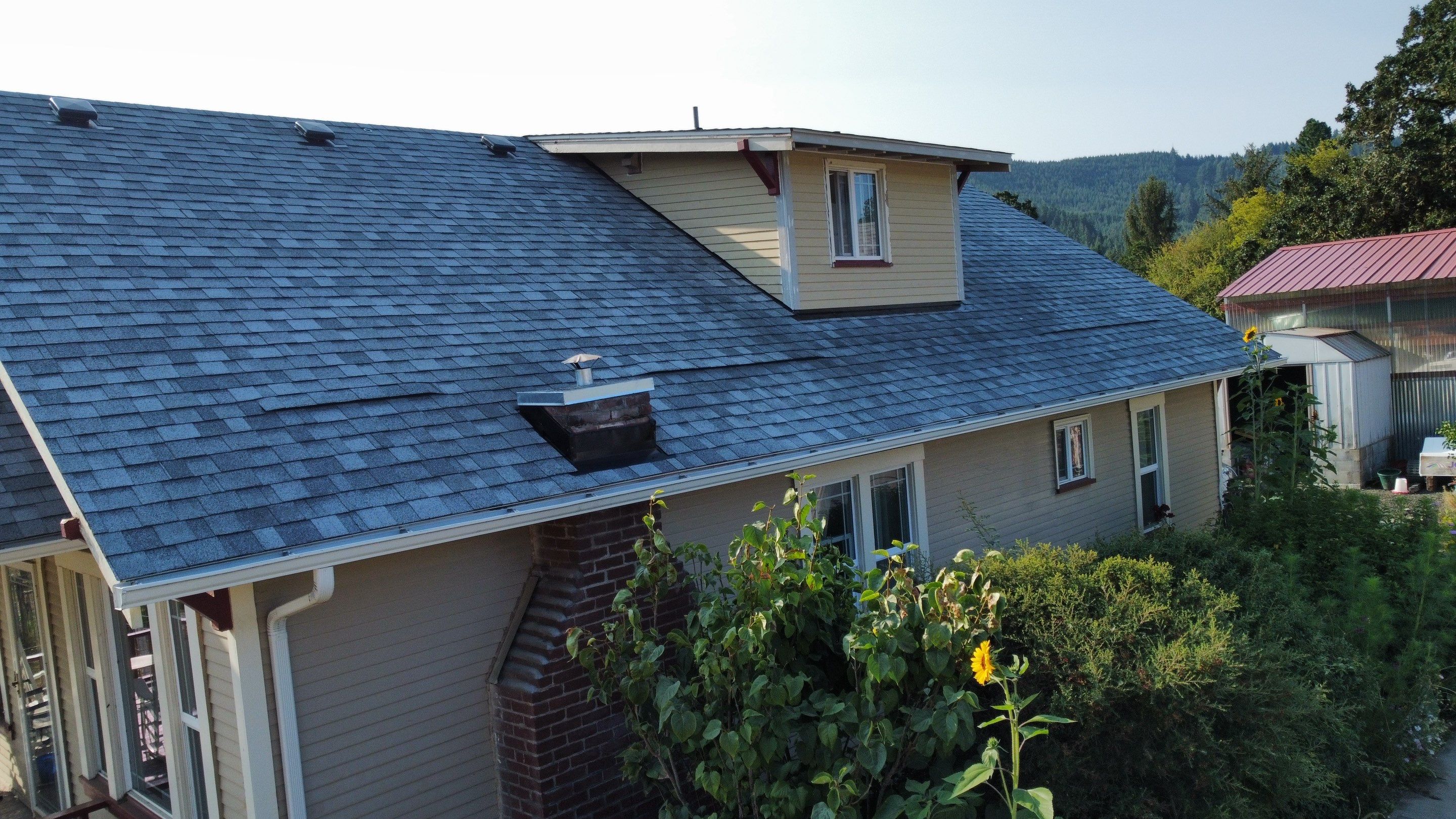 Residential Roofing Installation using IKO Dynasty (Color: Frostone Grey) by Orezona Building & Roofing Company, Inc.