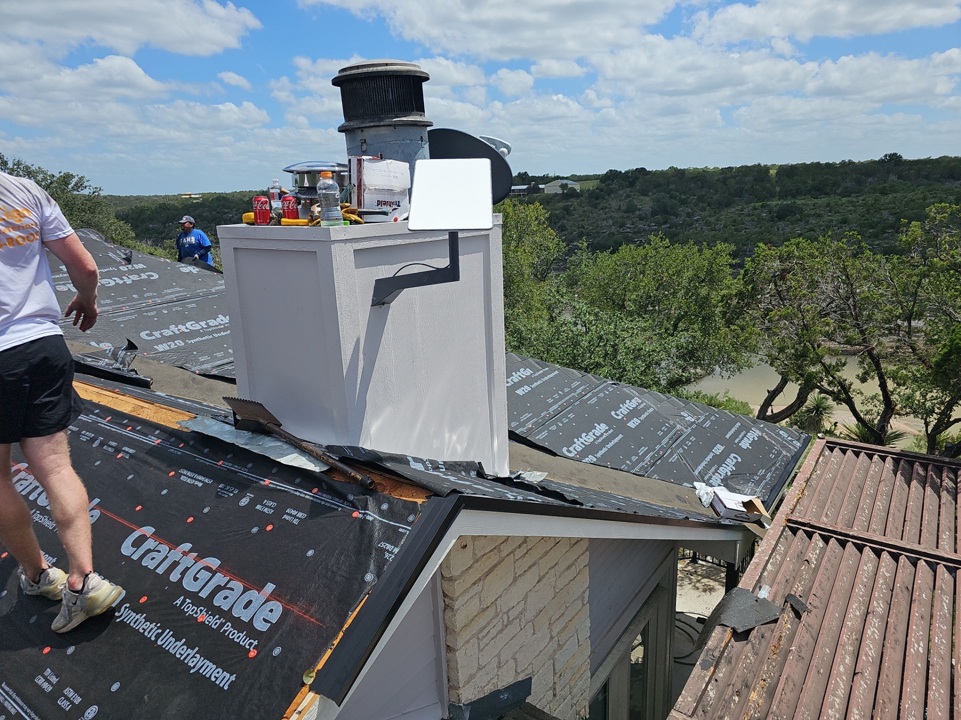 Residential Roofing Installation using IKO Nordic Granite Black by DeZign Roofing & Exteriors