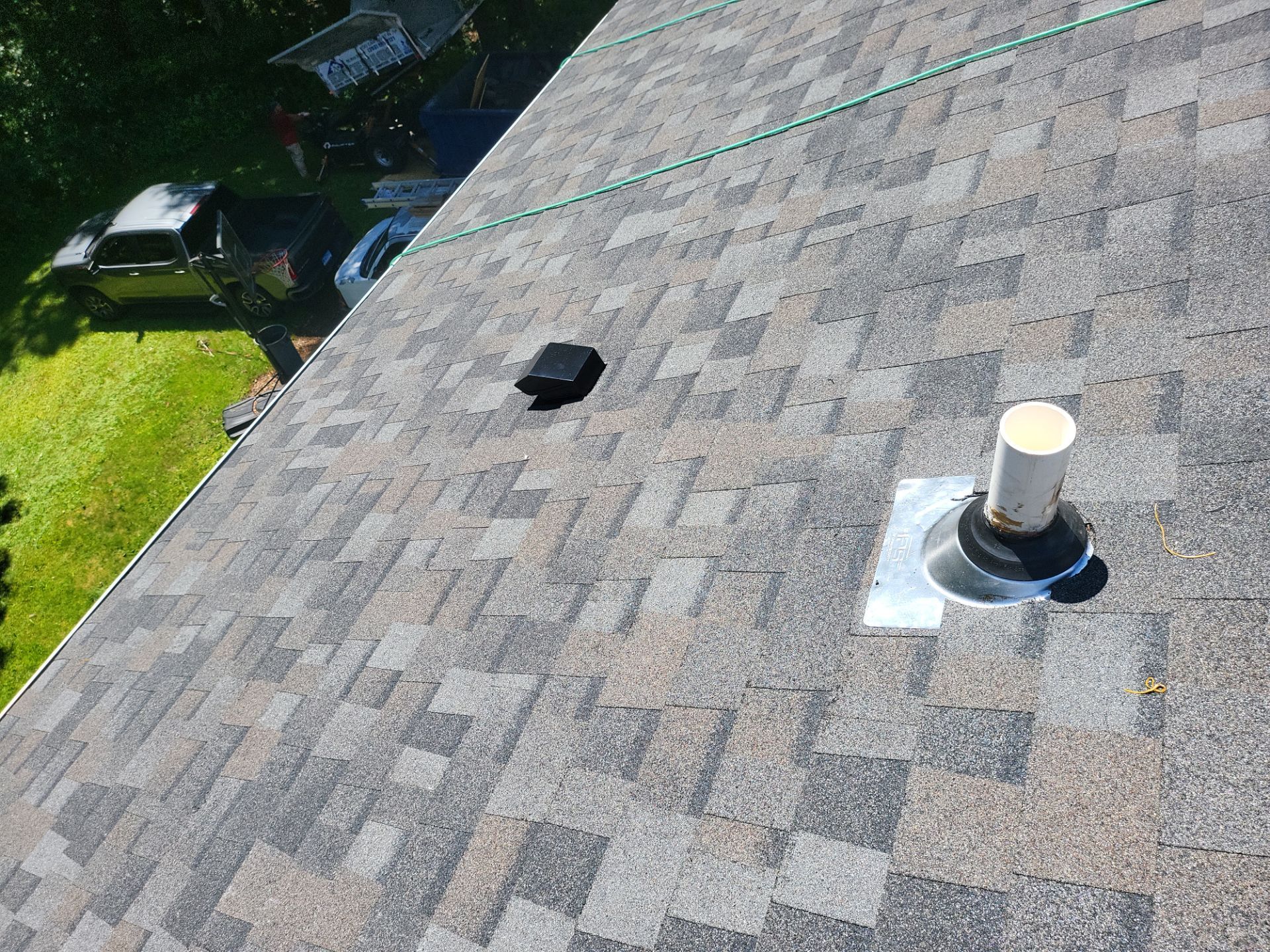 Residential Roofing Installation using Owens Corning TruDefinition Duration AR - Williamsburg Gray by A Plus Exterior