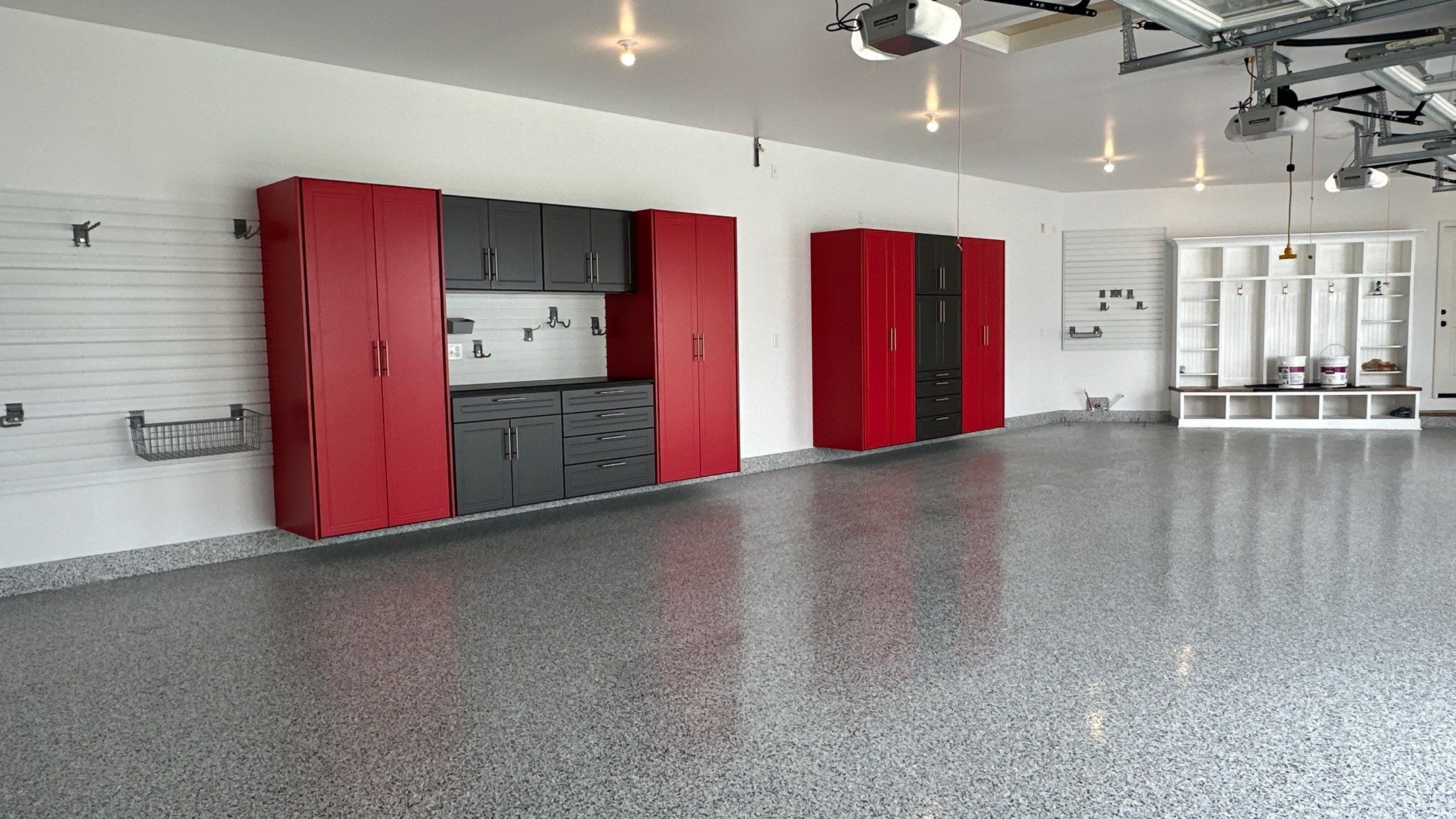 Louis P. transformed their garage into the garage of their dreams by Banner Garage