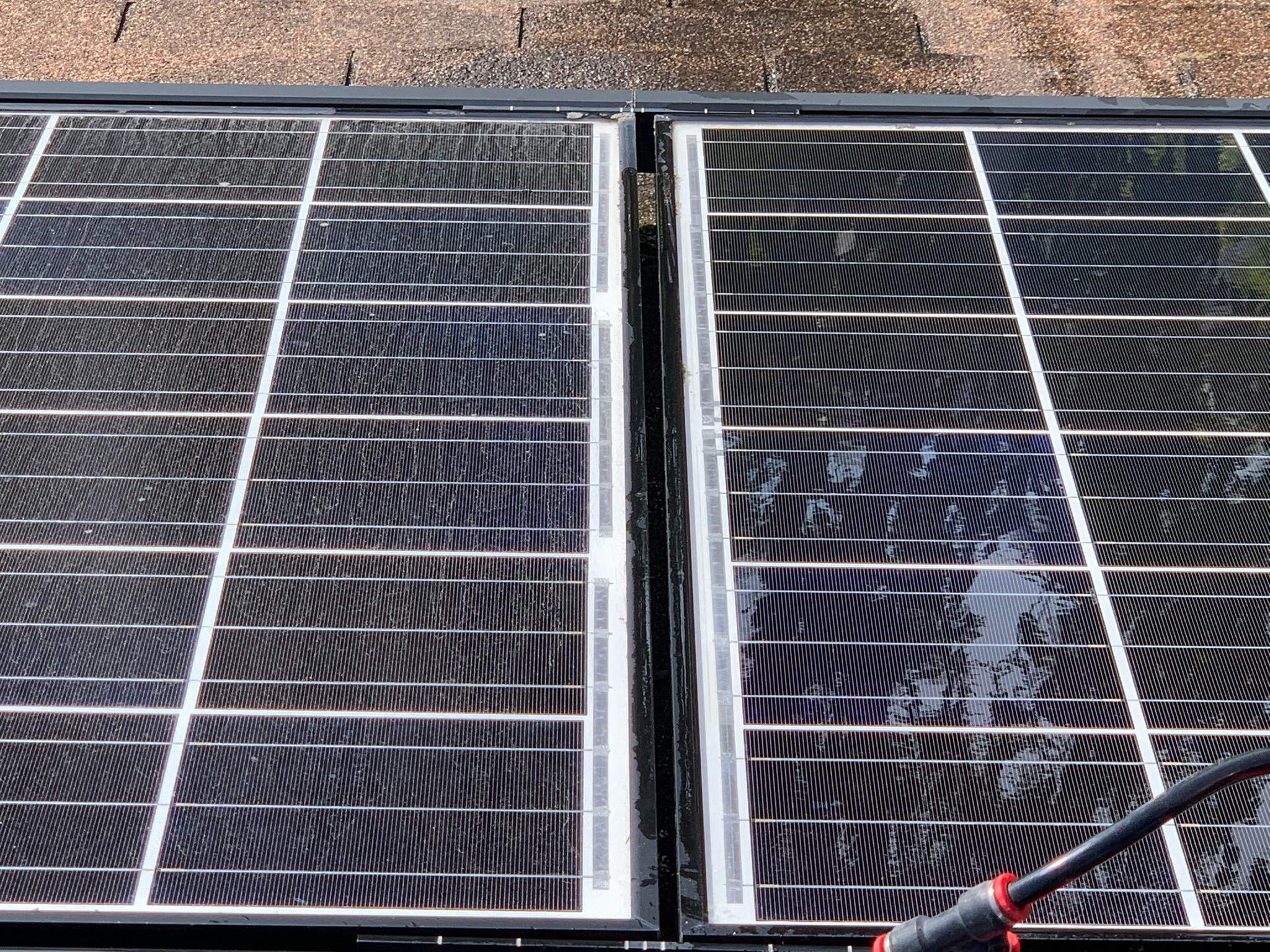 Pressure Wash using Sodium Hypochlorite and Solar Panel Cleaning in Huntington Beach by Property Cleaning Experts, LLC