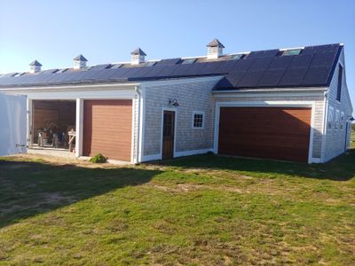 Edgartown, MA Gutter Installation using 6" Half Round Galvalume Gutter