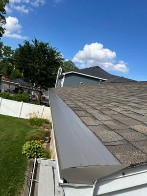 Turtle Shell gutter protection installation in Naperville, IL 60540, photograph 12