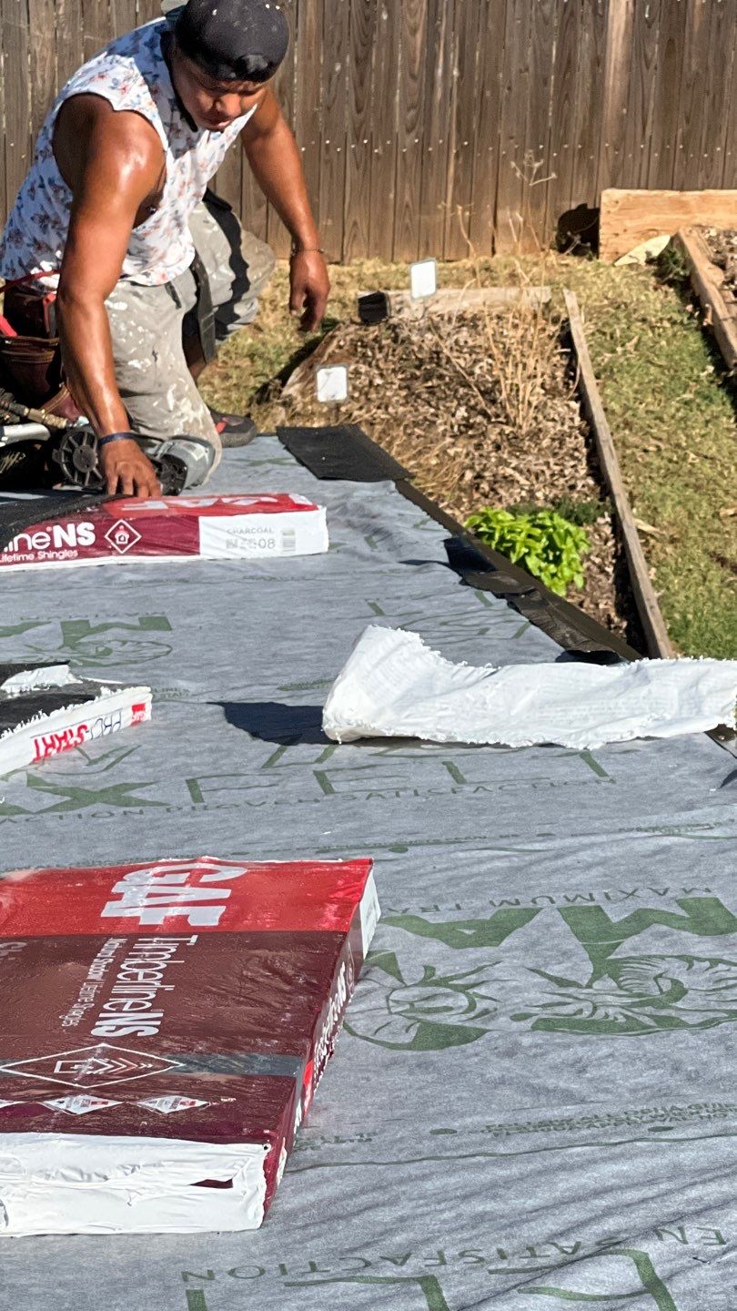 Residential Roofing Installation using GAF Natural Shadow  by A & H Roofing and Contracting