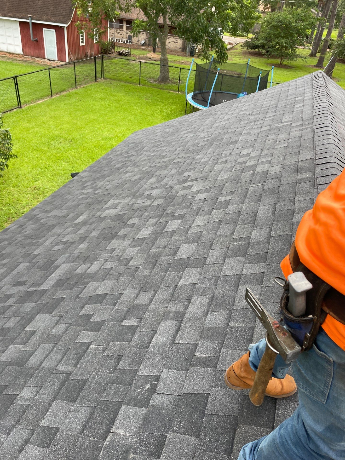 Residential Roofing Installation using Owen's Corning Duration (Lifetime) Shingles by Roof Repair Company