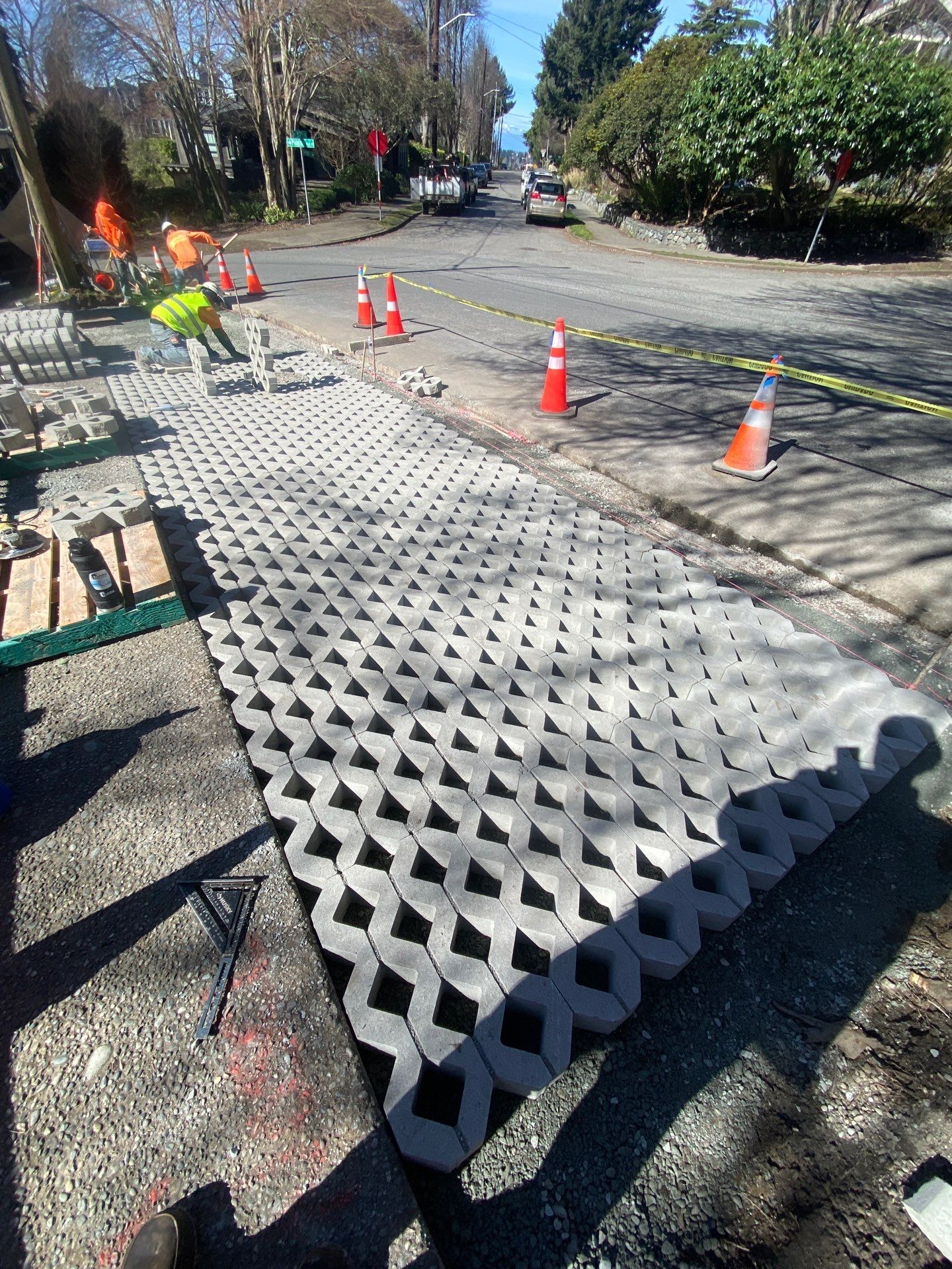 Russell | Turfstone Pavers Driveway  by Jireh Asphalt & Concrete Inc 