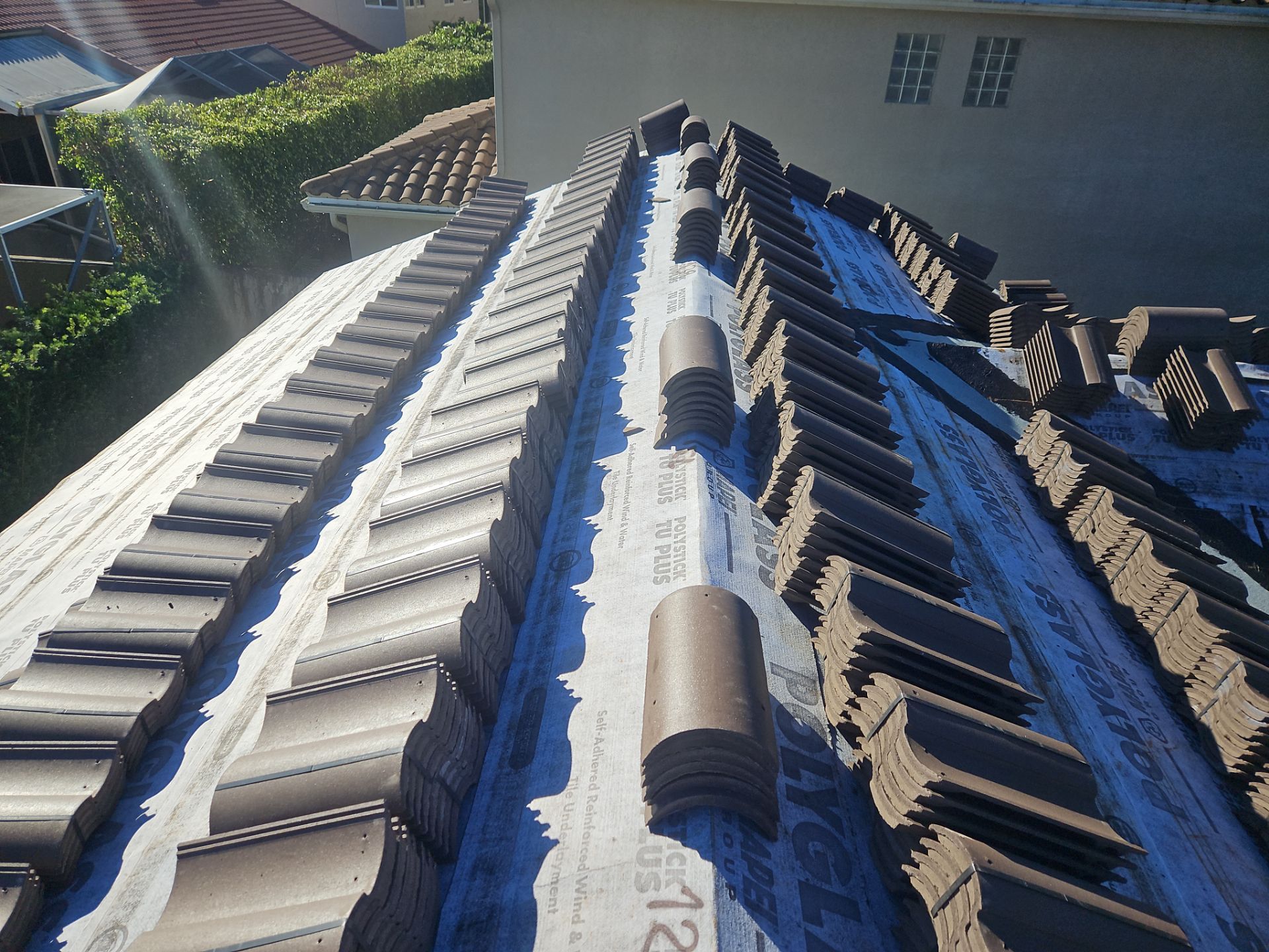Residential Roofing Installation using WestLake Roofing Tile by BLUES BROTHERS ROOFING